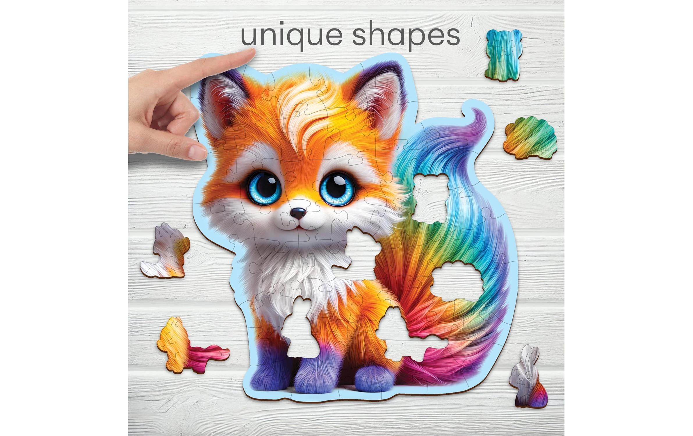 Wooden City Puzzle »Cute Fox M 50 Teile«