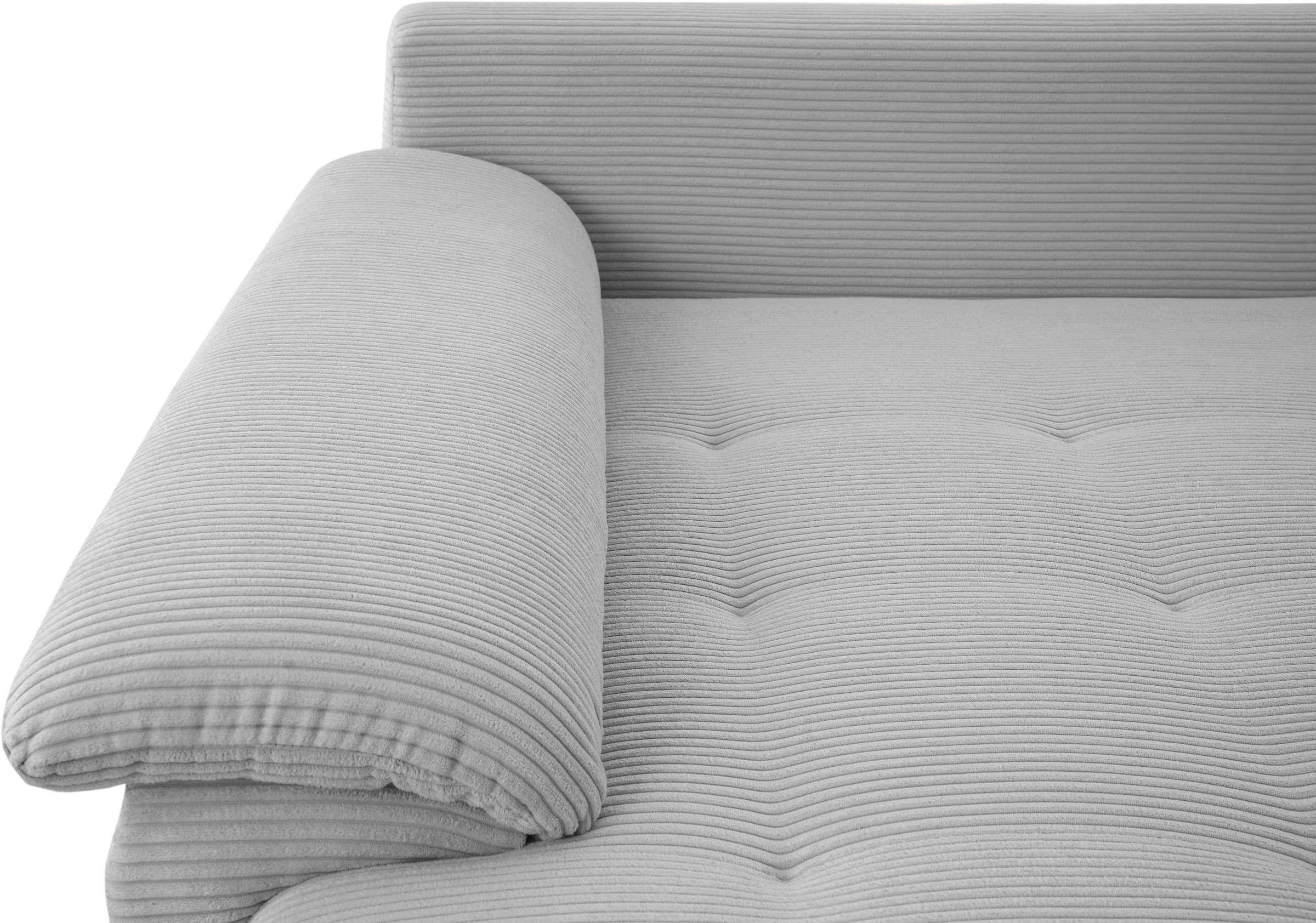 Mr. Couch Canapé d'angle »Dario, L-Form, mit Bett und Bettkasten« wahlweise mit Kaltschaum