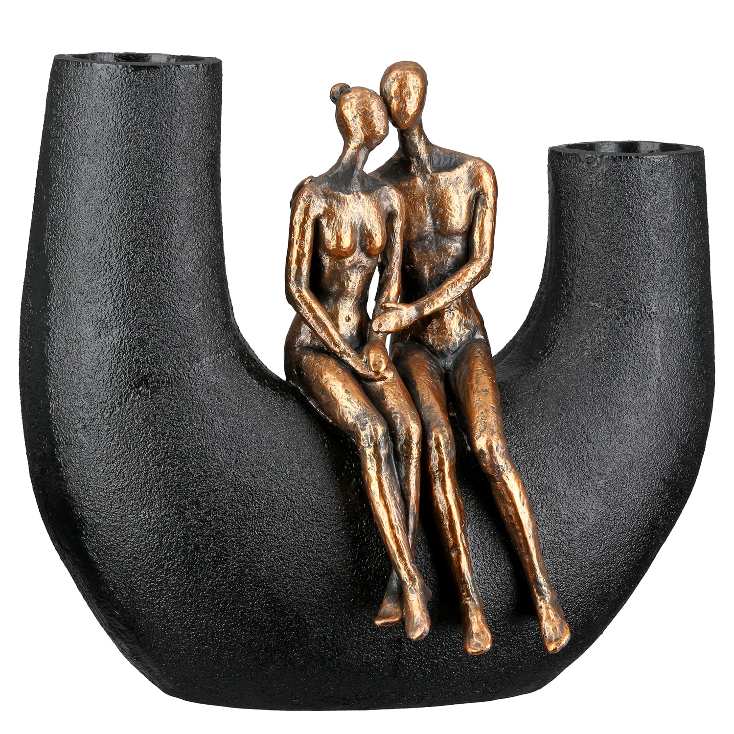 Casablanca by Gilde Tischvase »Vase Frau; Mann Movement schwarz H. 20,5 cm«