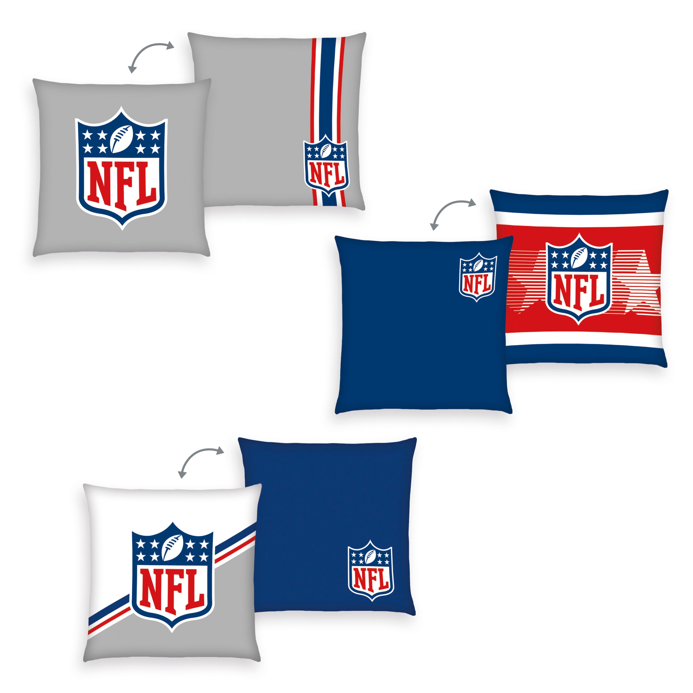 NFL Dekokissen »NFL« hochfarbig bedruckt