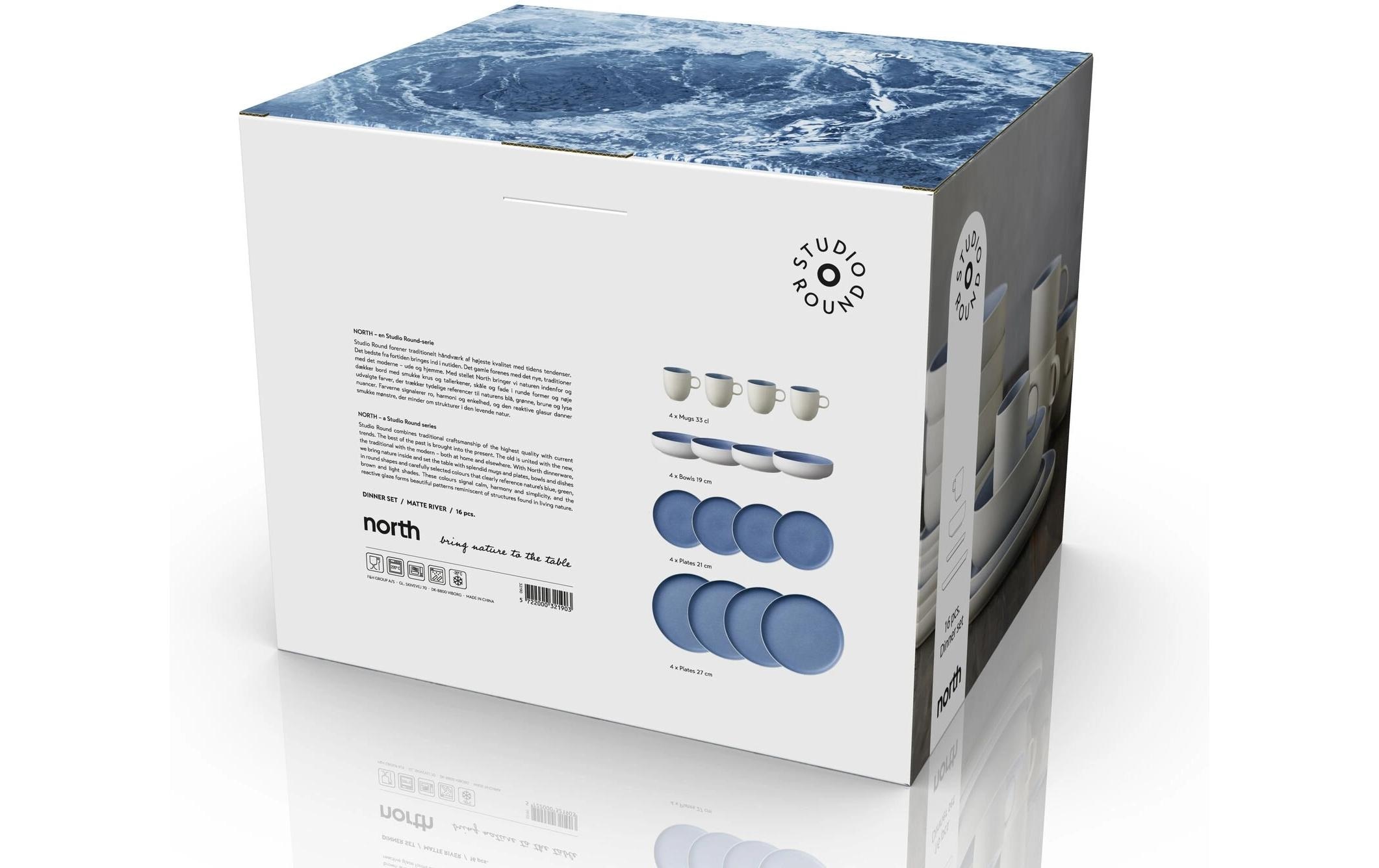   Geschirr-Set »Studio Round North 16-teilig«