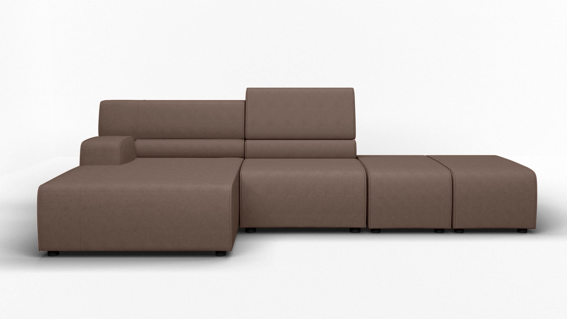 Egoitaliano Ecksofa »Babouche, Designsofa mit aussergewöhnlichem Sitzkomfort zum Wohlfühlen«