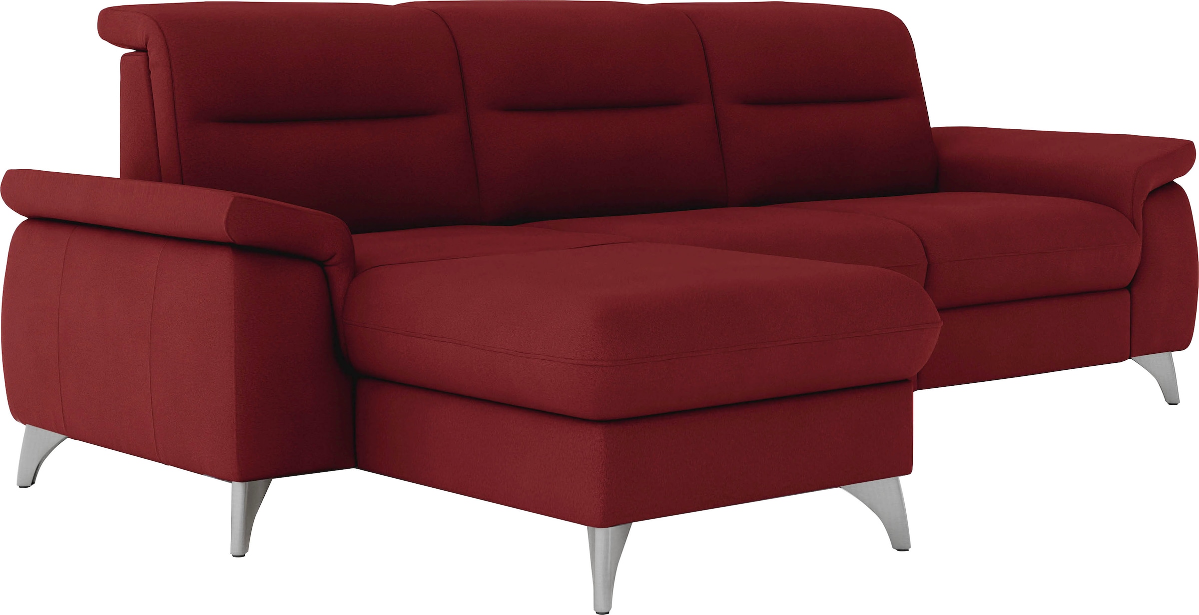 sit&more Ecksofa »Astoria L-Form« wahlweise mit motorischer Relaxfunktion