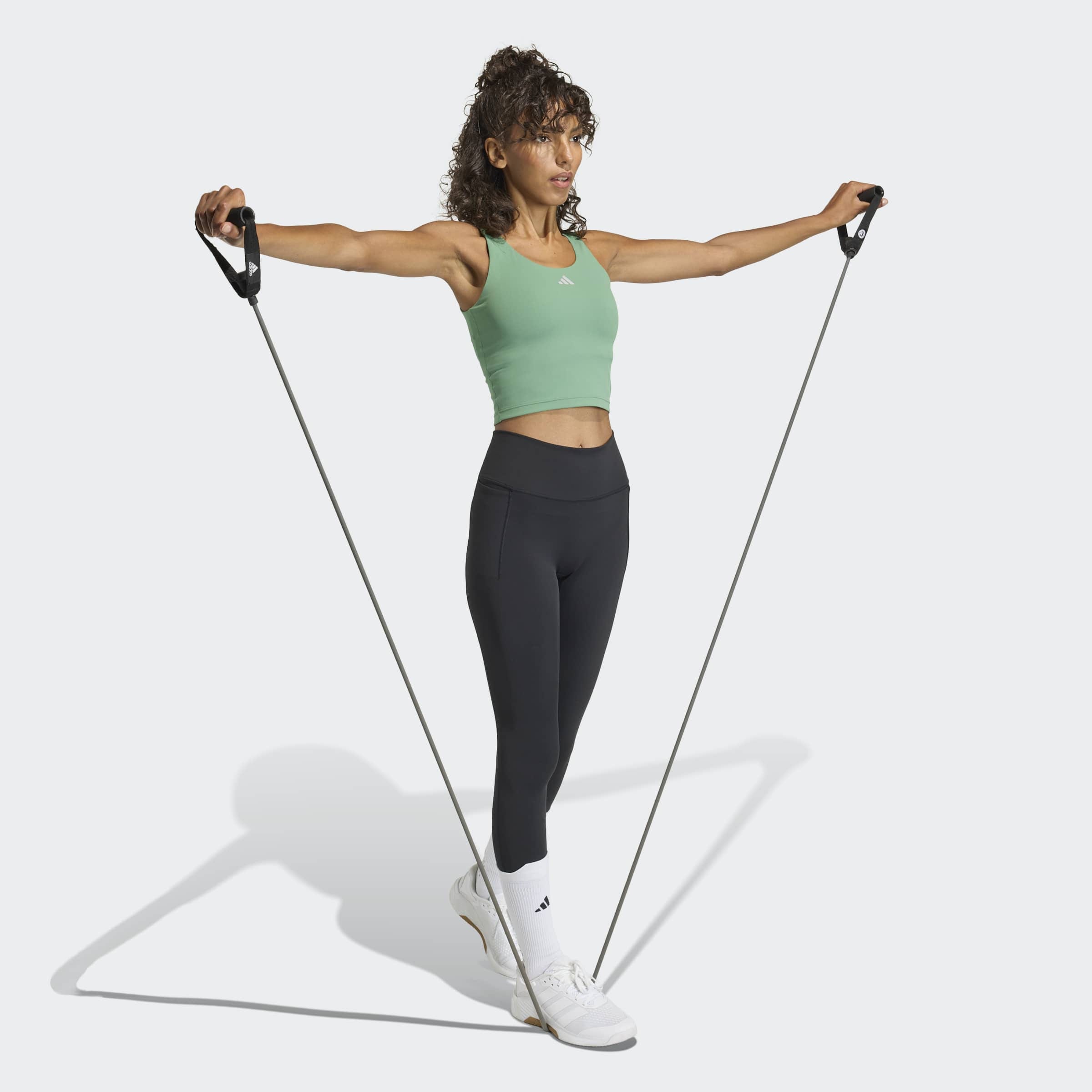 adidas Performance Débardeur »3-STREIFEN STUDIO ALL ME, LEICHT STÜTZEND«