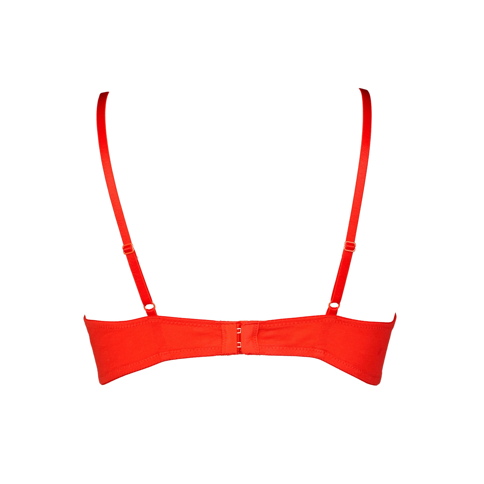 My Basic Soutien-gorge sans armatures finitions plates, rembourré, sans armature, basique, mélange de coton