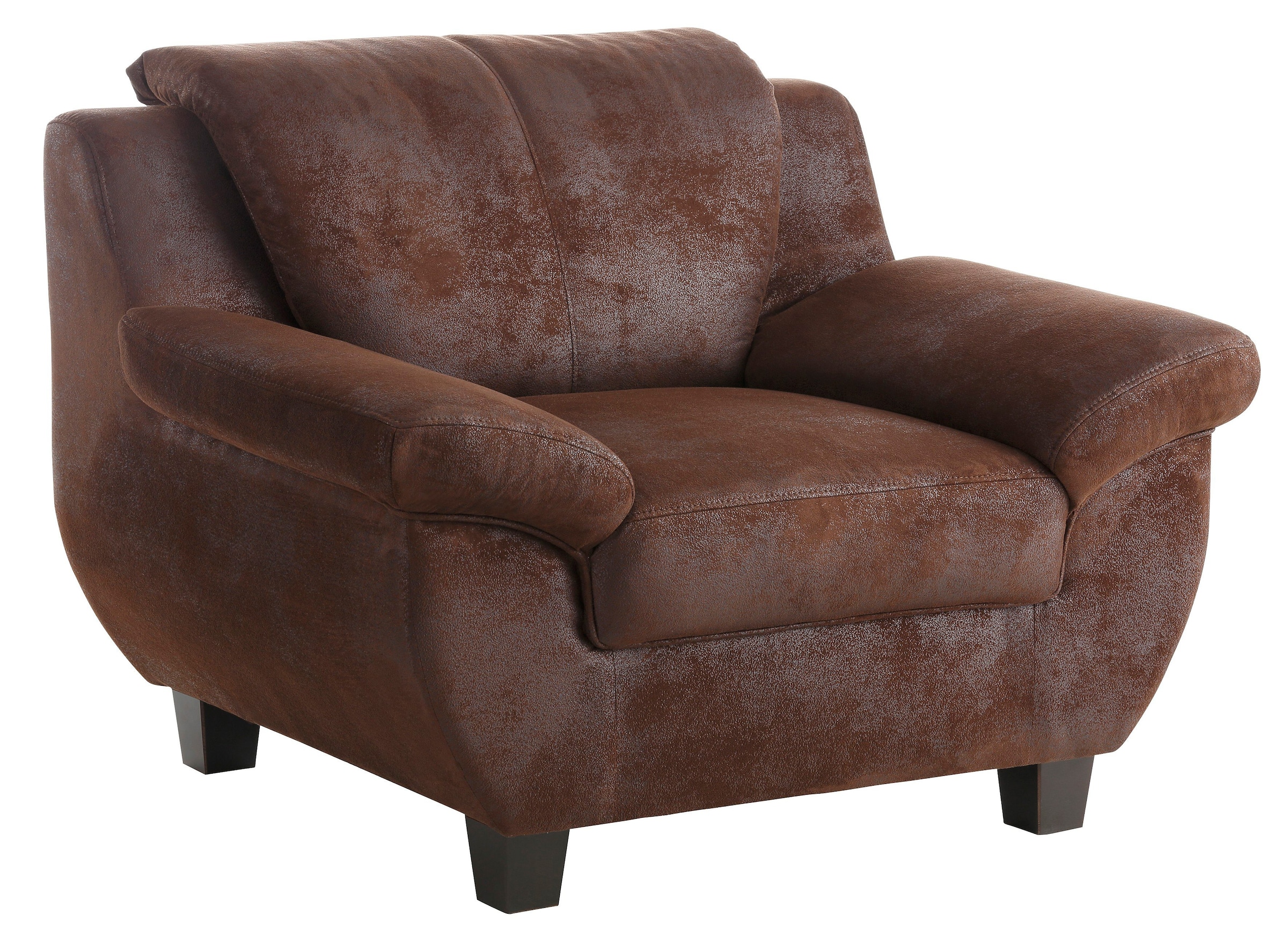 Home affaire Fauteuil »Yesterday belastbar bis 140kg/ Sitz« Microfaser MELROSE®, mocca