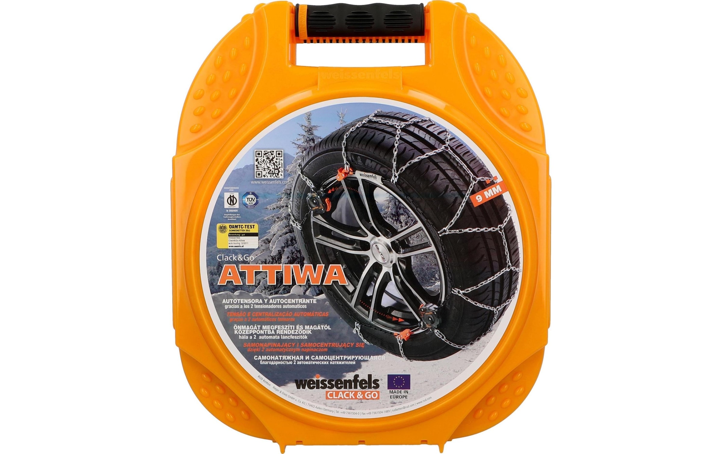   Schneeketten »Weissenfels ATTIWA CLACK & GO Gr.12« Ist in der Schweiz als  zugelassen