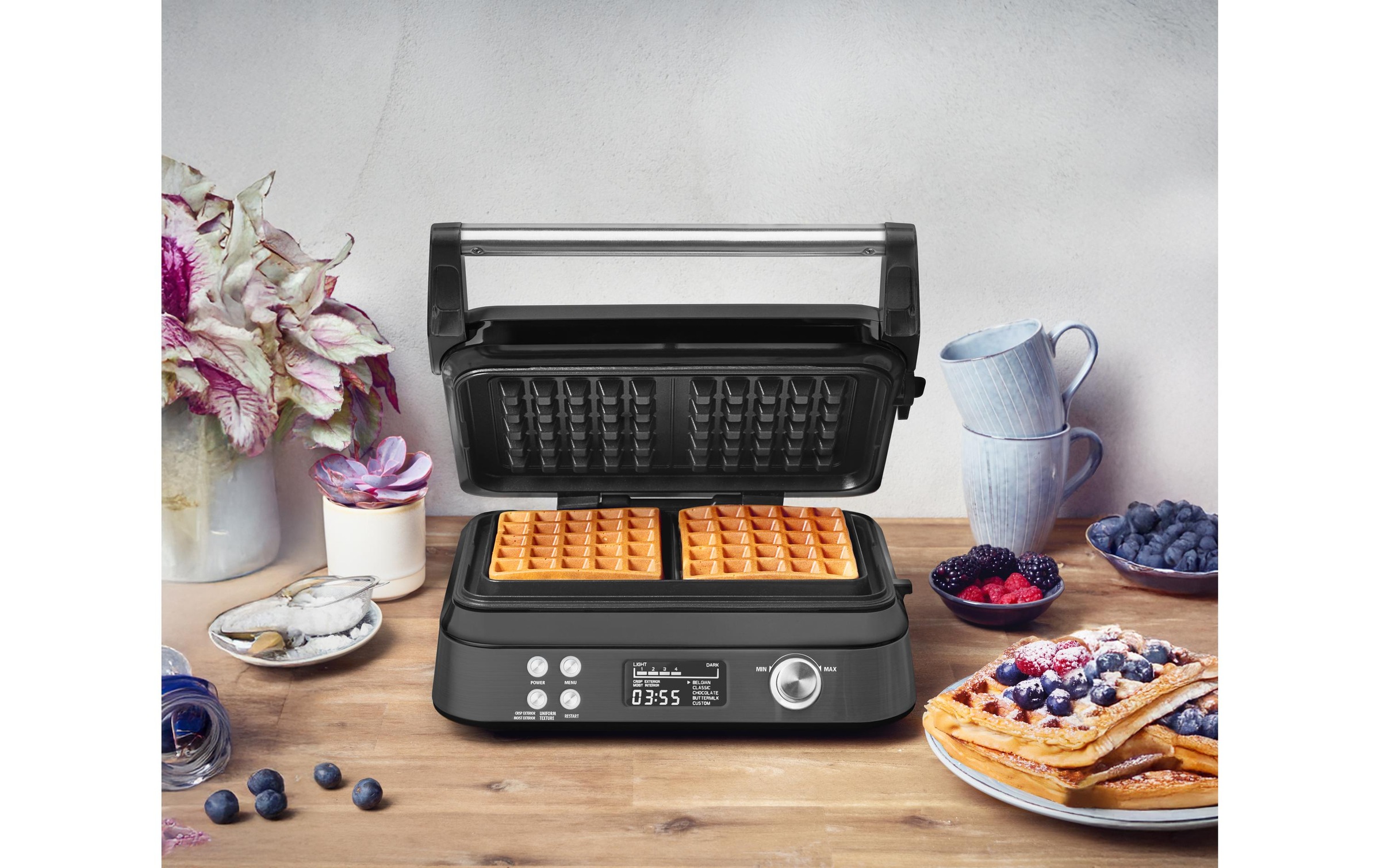 Gastroback Waffeleisen »Waffeleisen Advanced Control 42449 BLACK EDITION« 1600 W