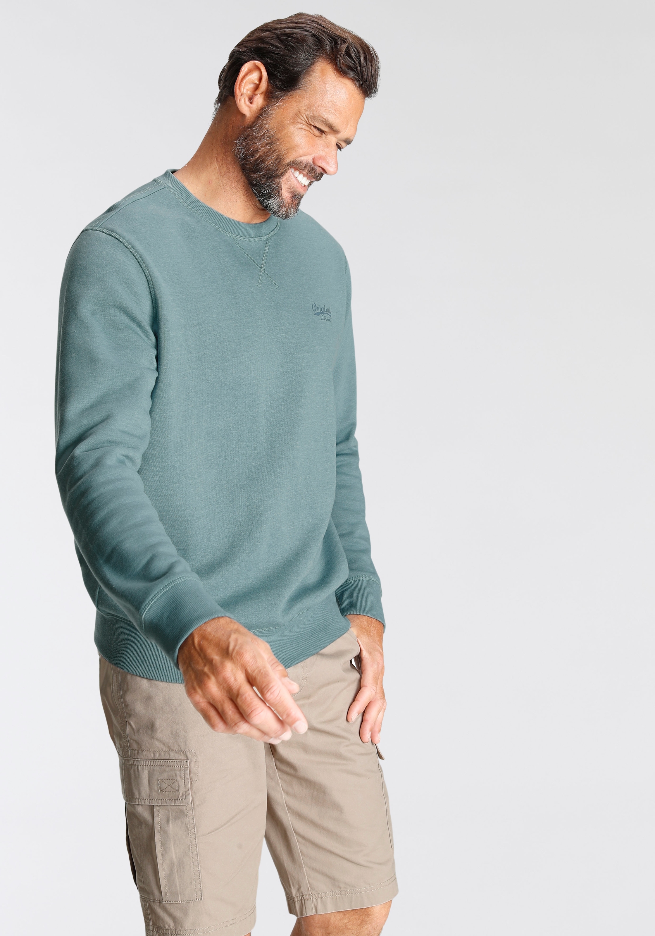 Man's World Sweatshirt »in vielen Top Farben! Perfekt für Alltag, Freizeit und Büro«, Premium Bestseller mit klarer Passform -  Starke Preis Leistung!
