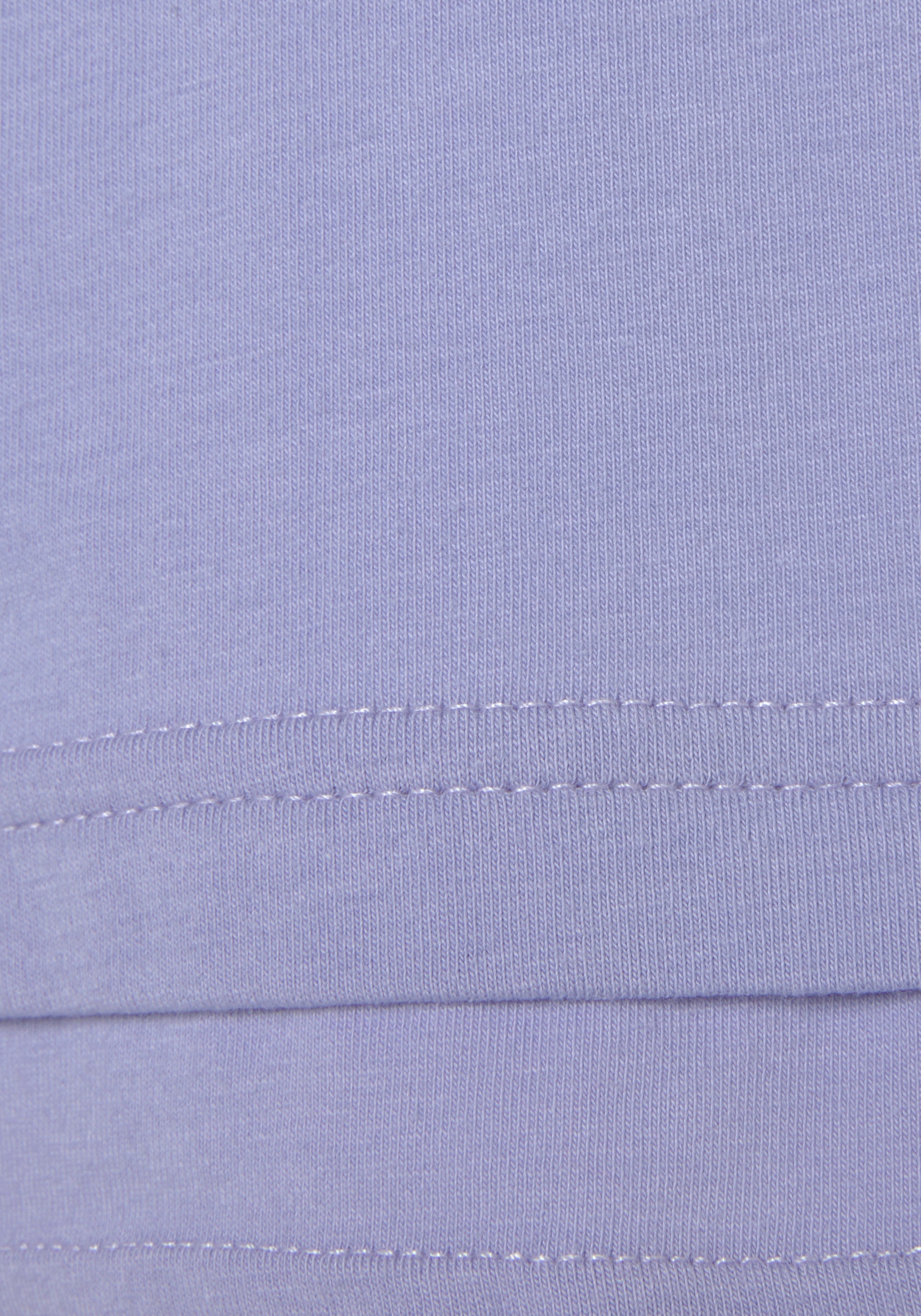 LASCANA Kurzarmshirt T-Shirt, weite Form mit Lagen-Look