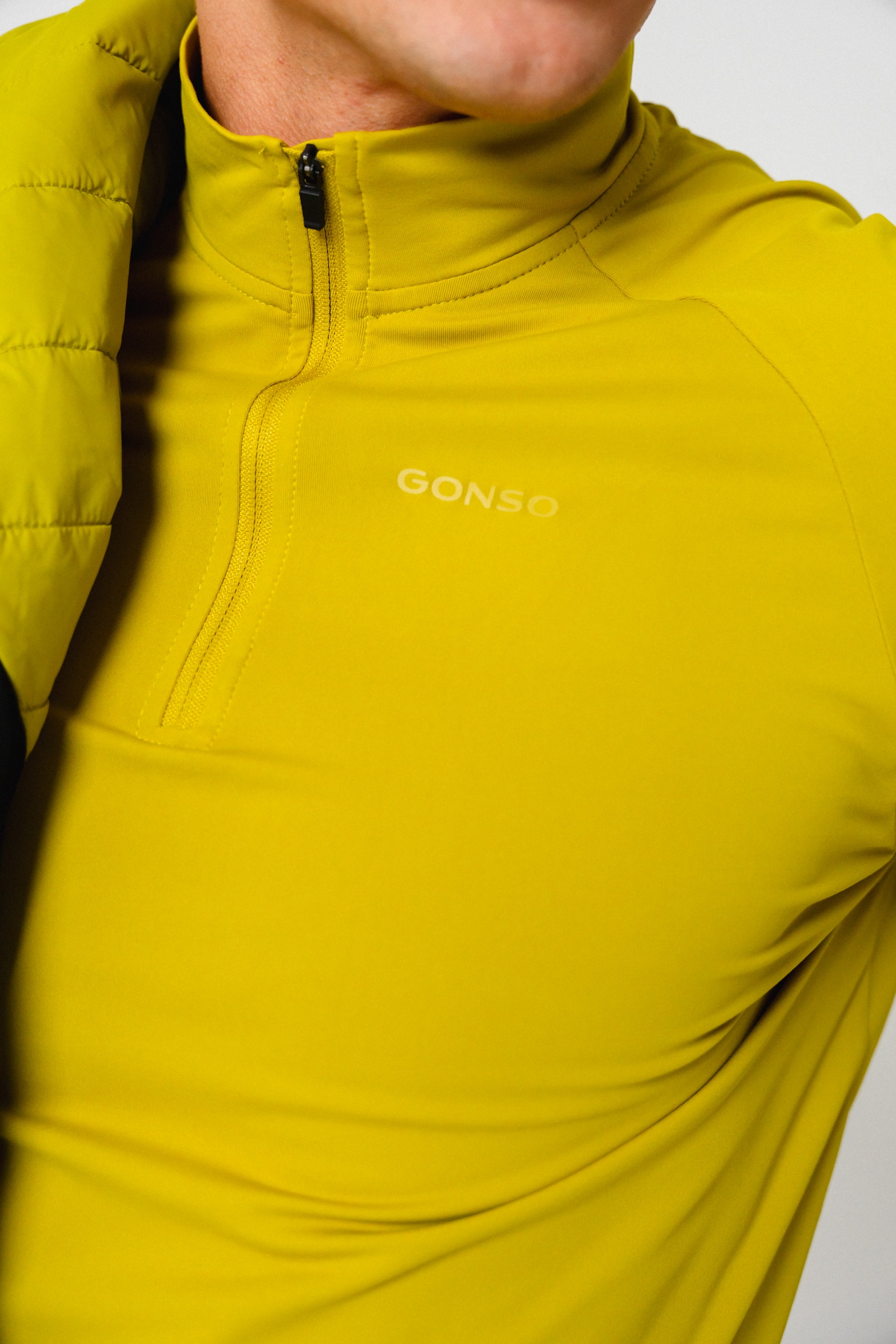 Gonso Maillot de cyclisme »Essential Jersey Longsleeve M« maillot de vélo homme manches longues, maillot intermédiaire