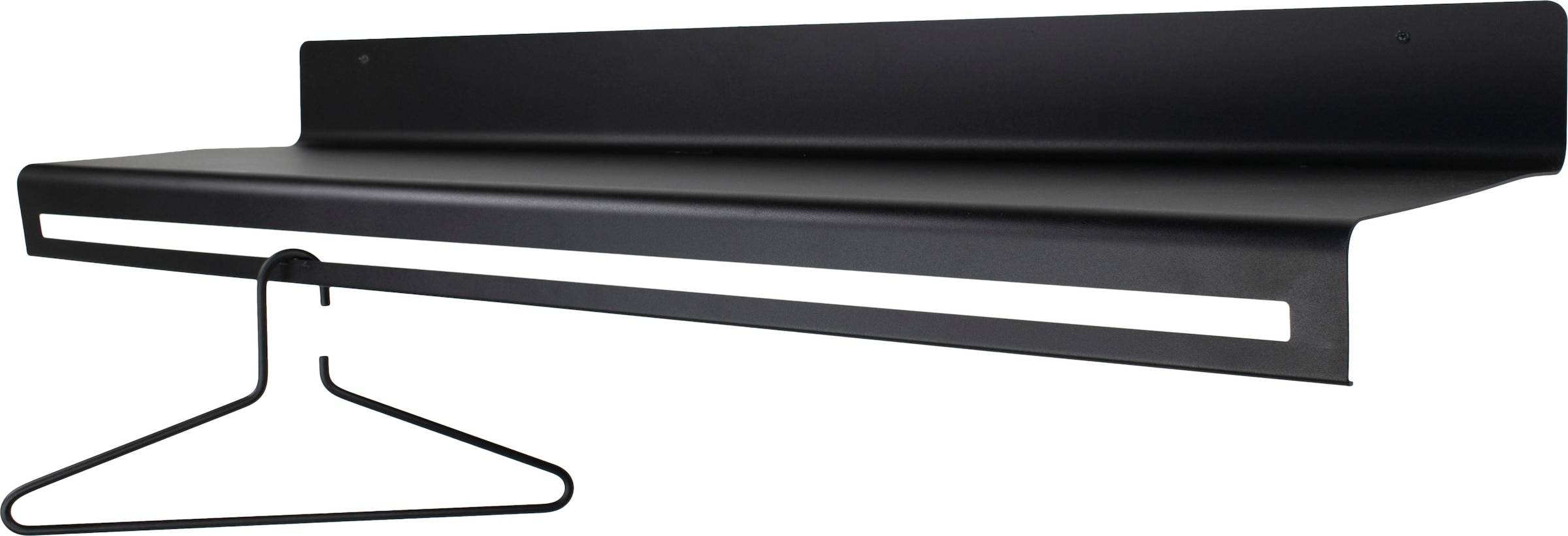 Spinder Design Barre de penderie »SWAY 120« étagère murale 2-en-1 + porte-manteau
