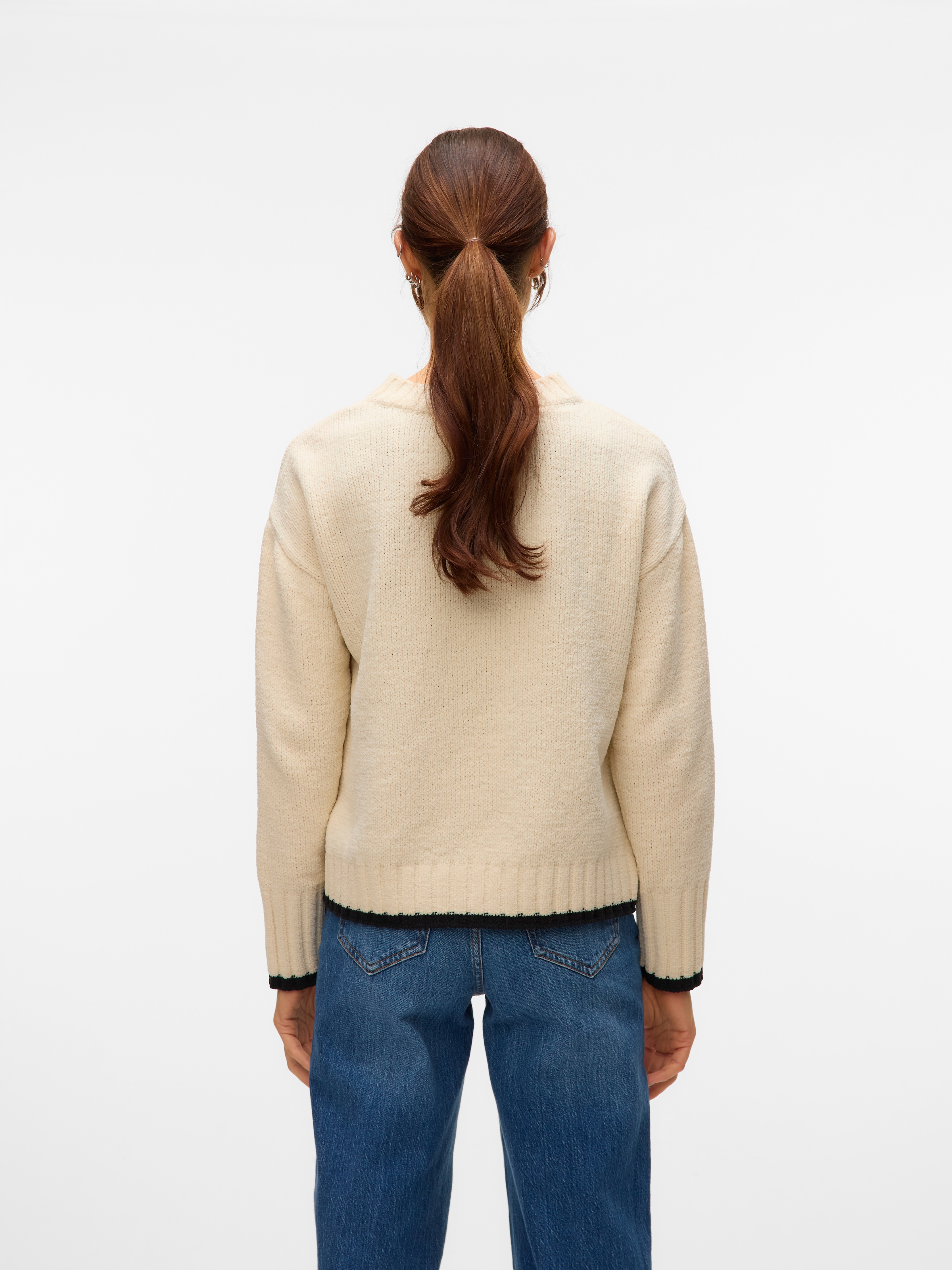 Vero Moda Strickpullover »VMSHADOW LS O-NECK PULLOVER BOO«