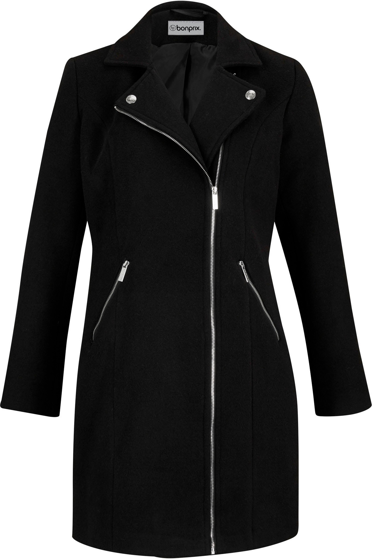 bonprix Manteau d'hiver aus Polyester, Viskose und Elasthan, mit Polyesterfutter