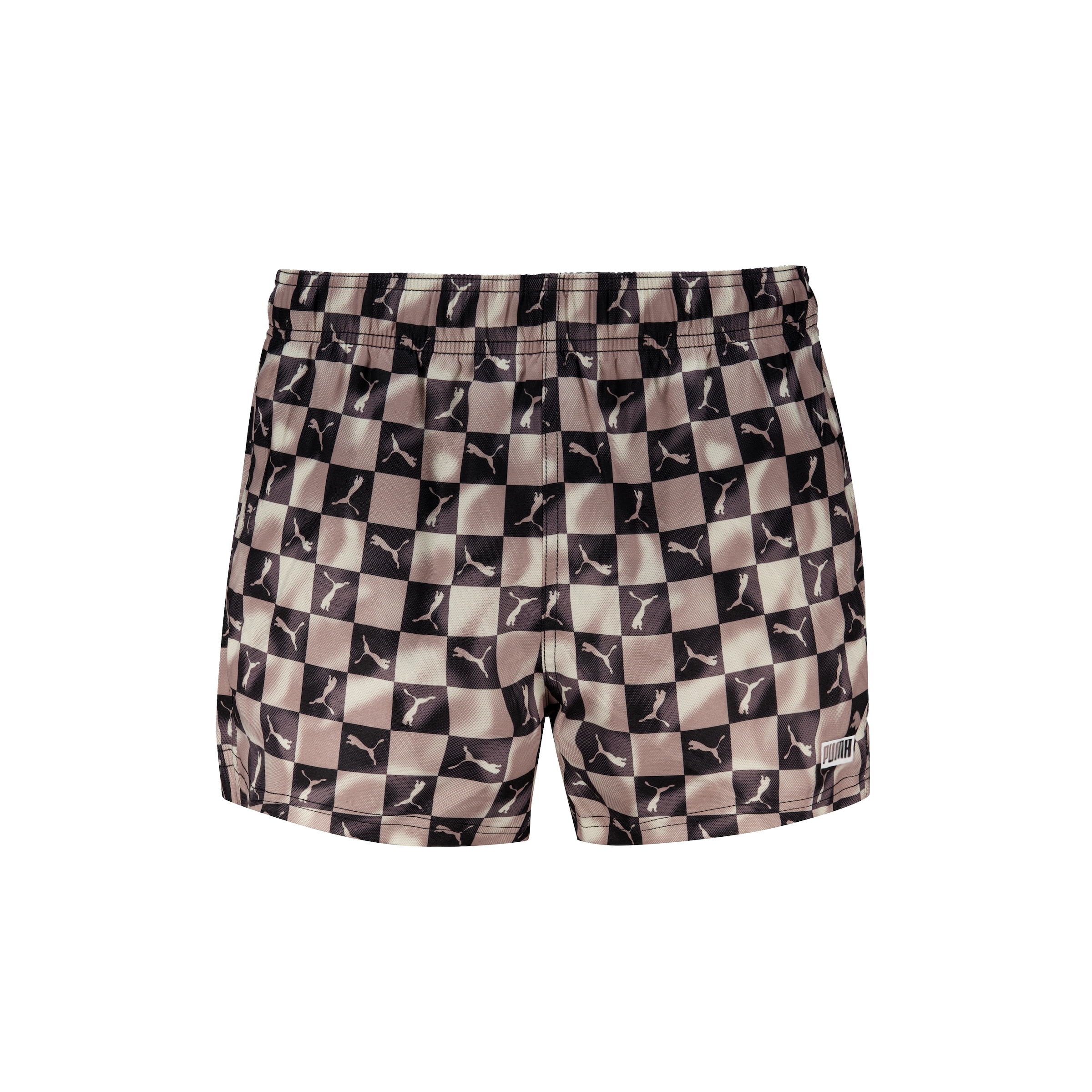 PUMA Short de bain »PUMA SWIM MEN PRINTED CAT SHORT SHORTS« mit Gummizug und seitlichen Taschen