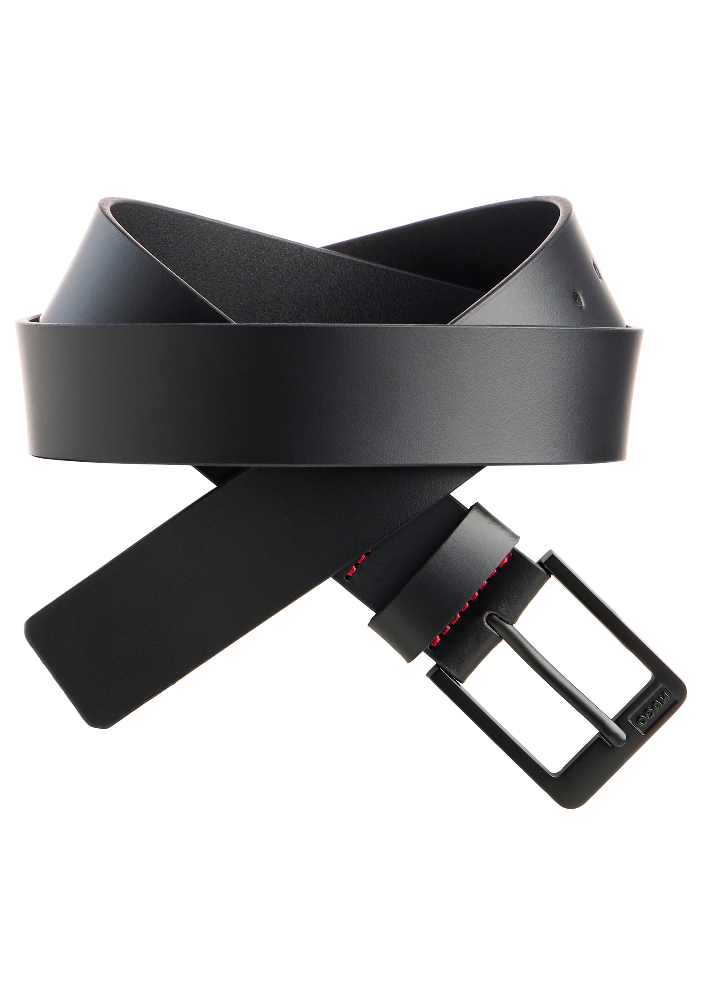 HUGO Ceinture en cuir »Grover Sz35« mit Logoprägung auf der Schliesse