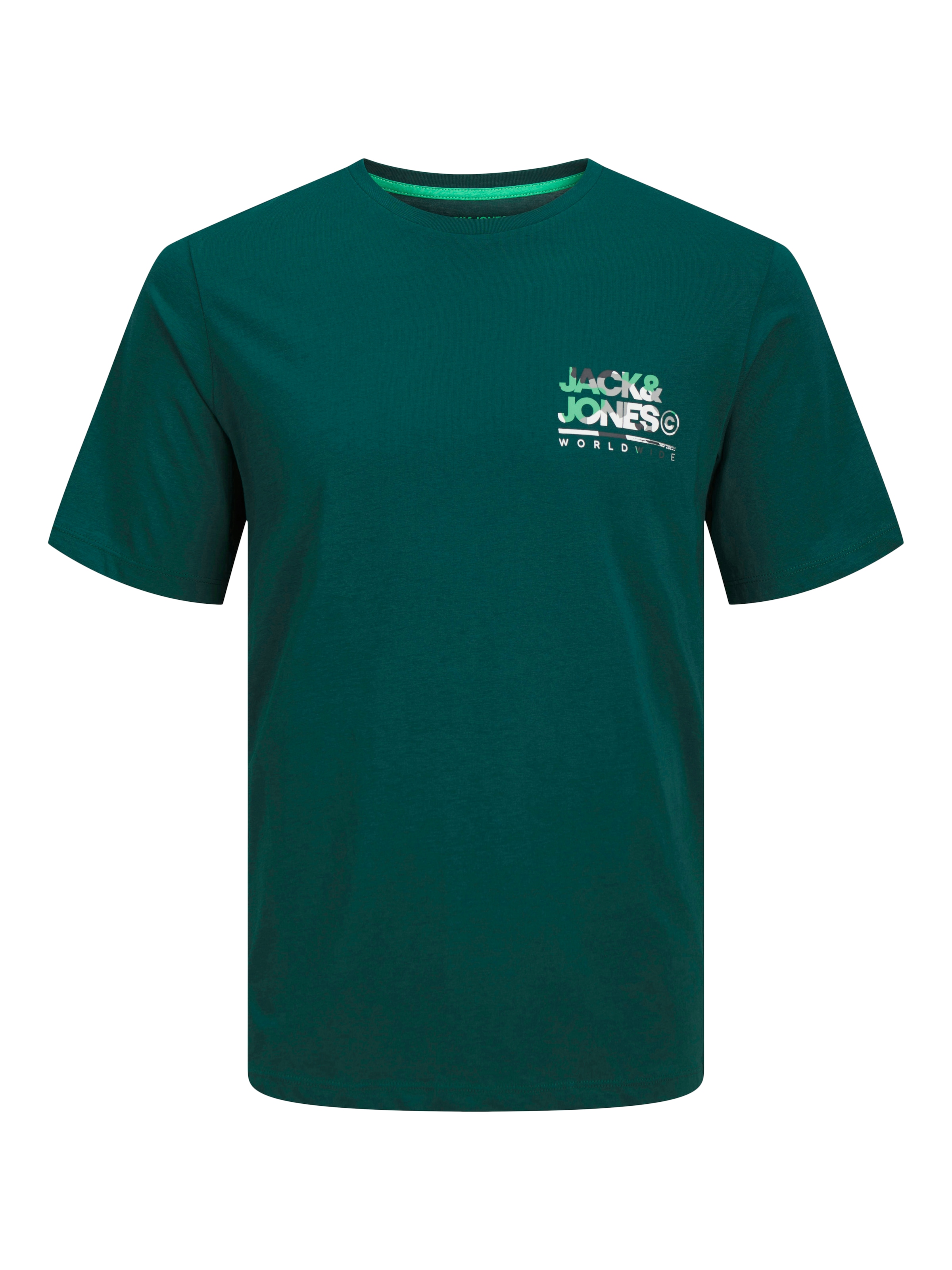 Jack & Jones T-shirt à manches courtes »JJLUKE TEE SS CREW NECK 5PK MP« Paquet, 5 cuis