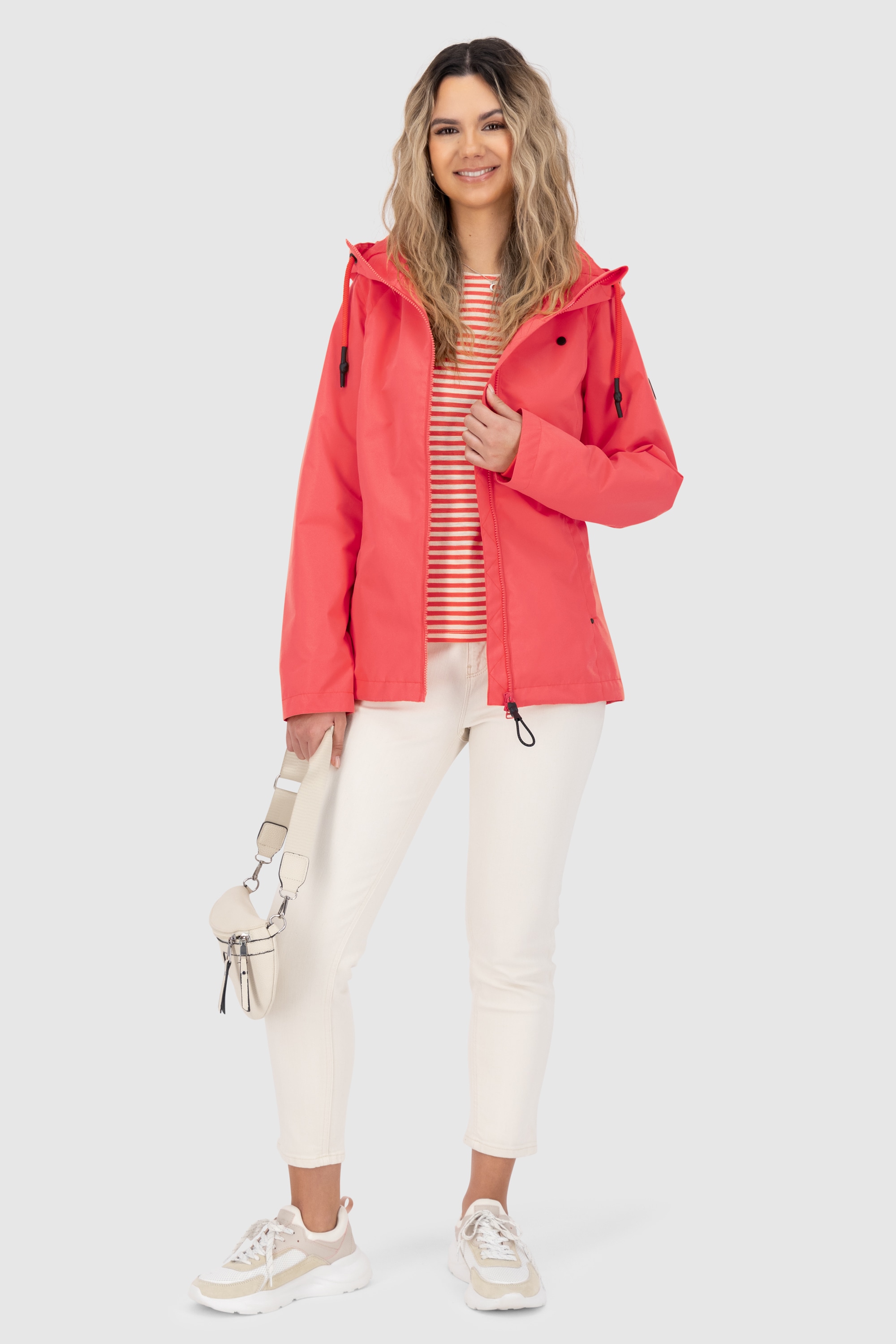 Alife & Kickin Veste d'extérieur »LilouAKA« mit Kapuze mit Kapuze und in figurbetontem Fit