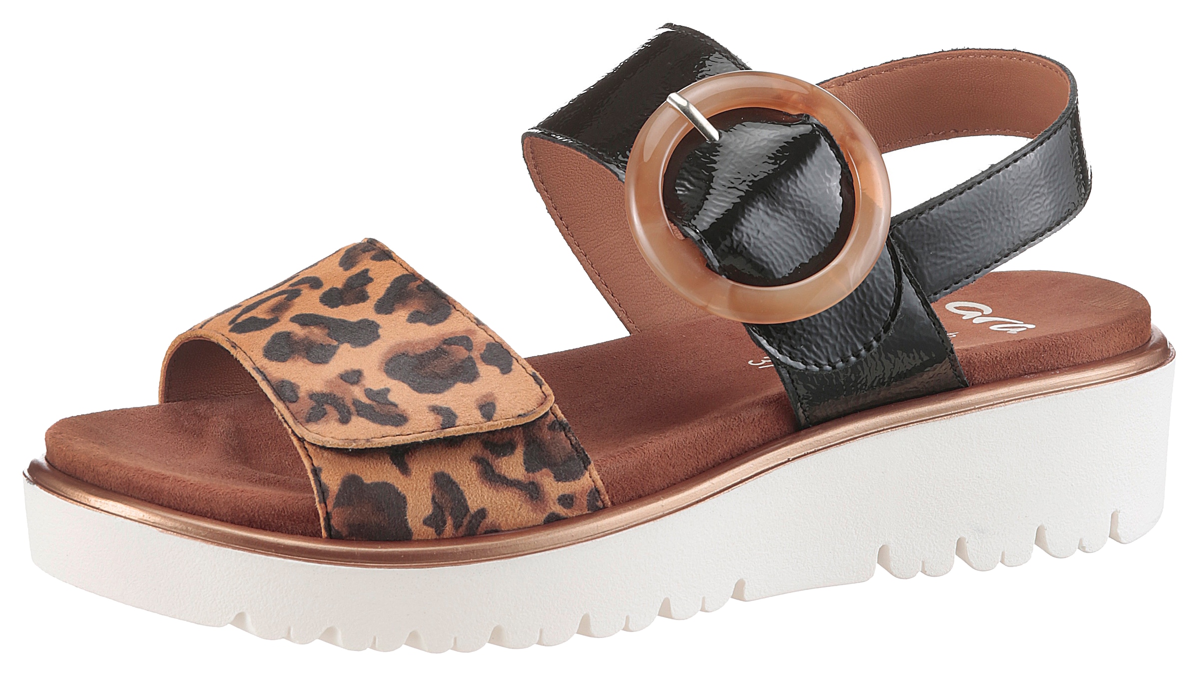 Ara Sandale à lanières »BILBAO«  Keilsandale, Plateausandale mit Klettverschlüssen, G-Weite