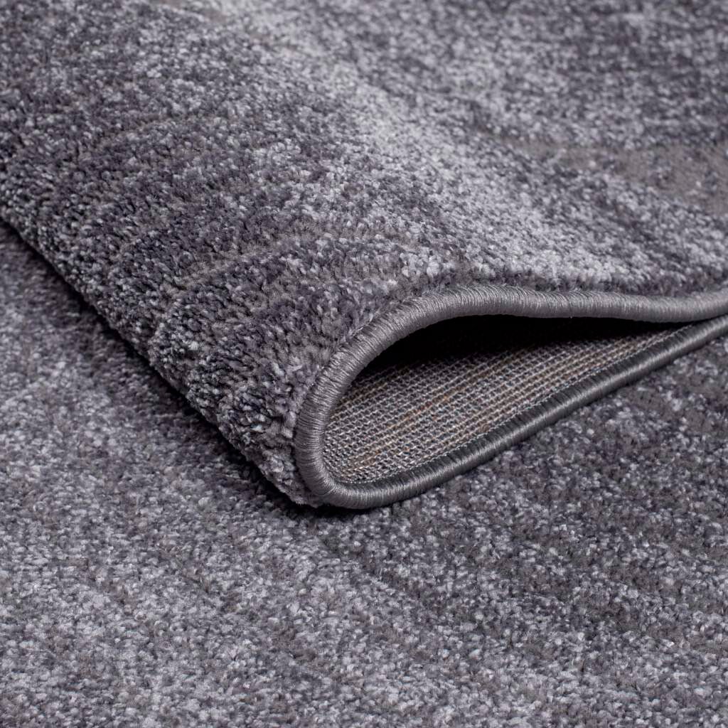 Carpet City Tapis »Friseé-Teppich FANCY 647« Rectangulaire 12 mm Höhe Läufer, Kurzflor,3D-Optik,Kreisförmiges Muster, Wohnzimmer