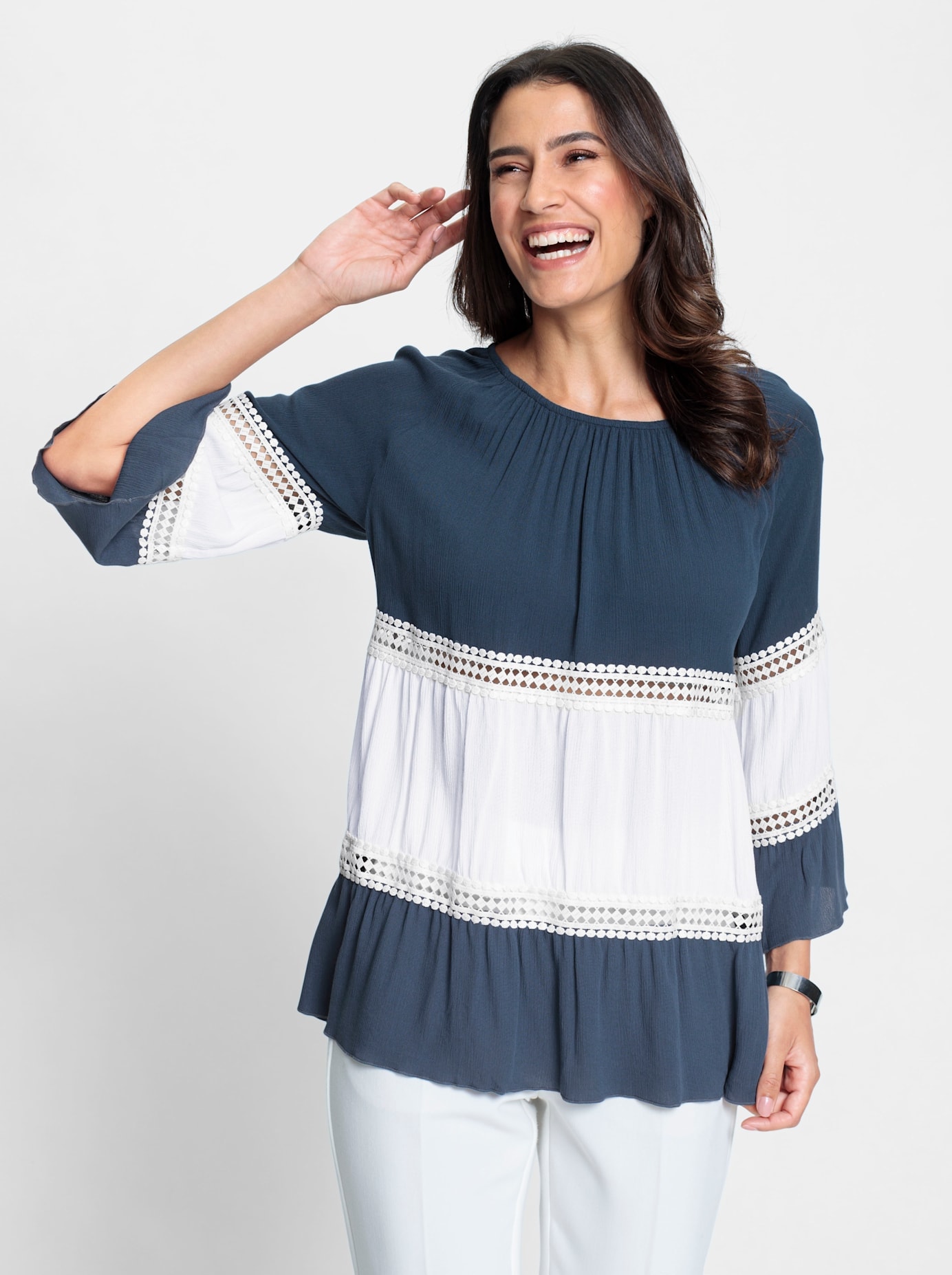 Inspirationen Chemisier crinkle