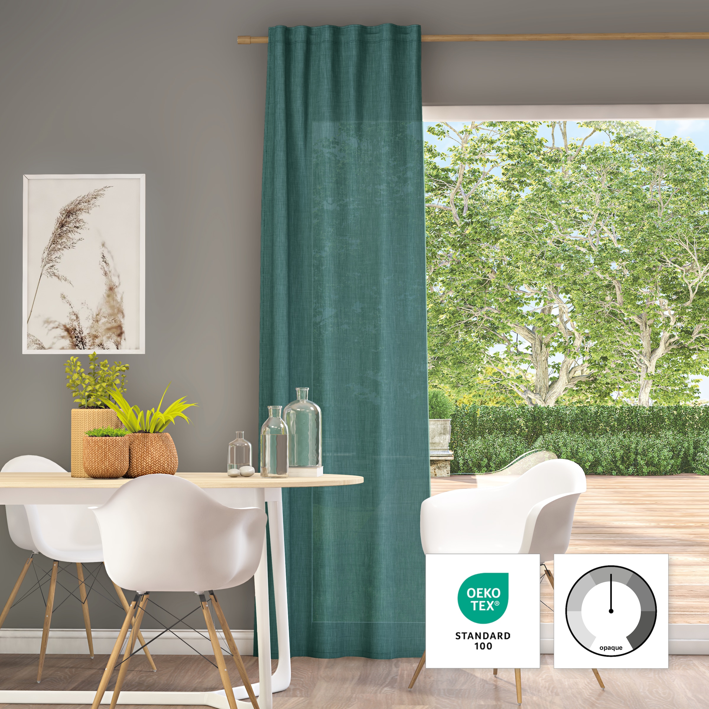 Neutex for you! Vorhang »Mara-ECO« Multifunktionsband 1 Stk. tlg.