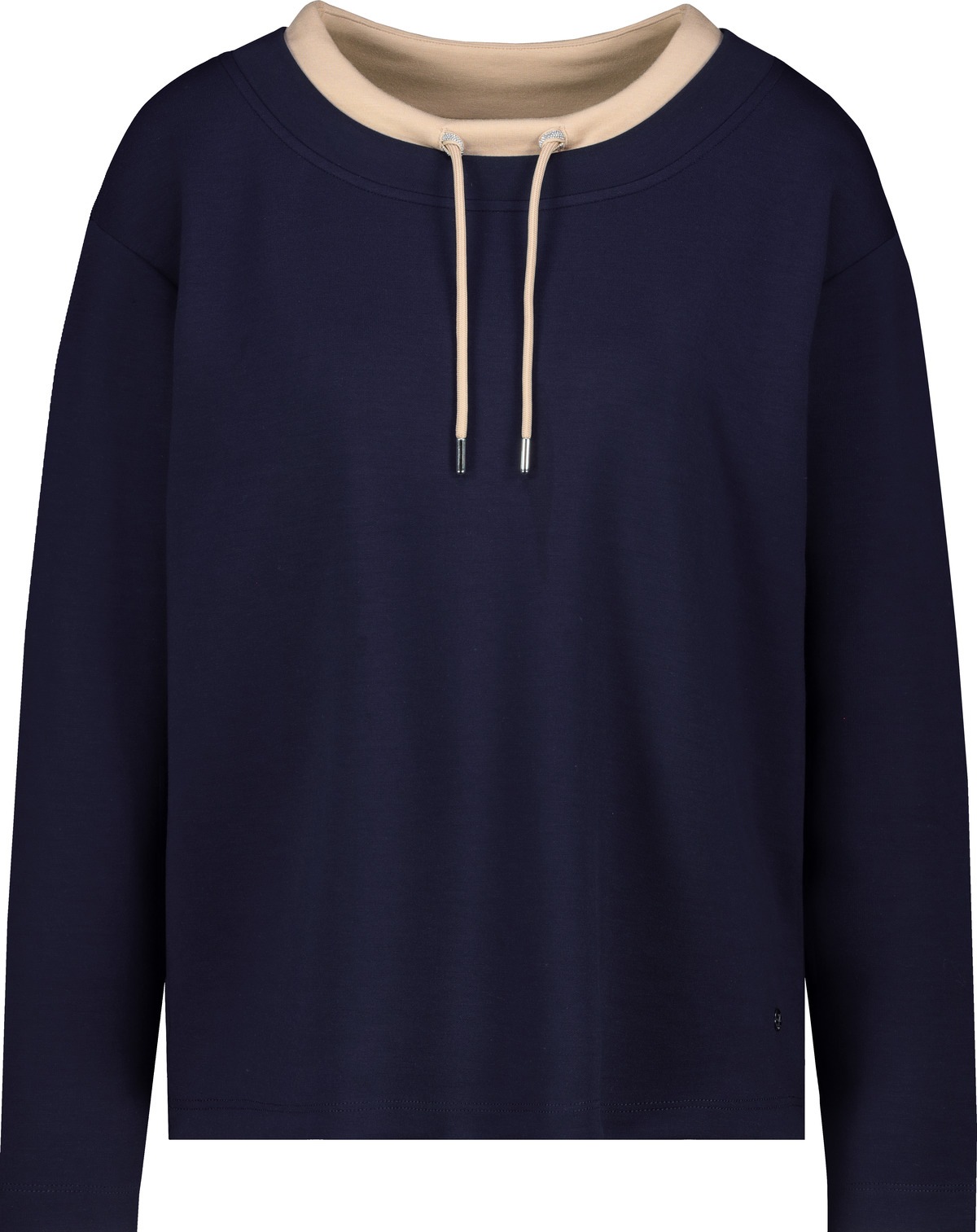 Monari Sweatshirt »Sweatshirt Basic Schmuckdetail«, Regular fit mit Rundhalsausschnitt
