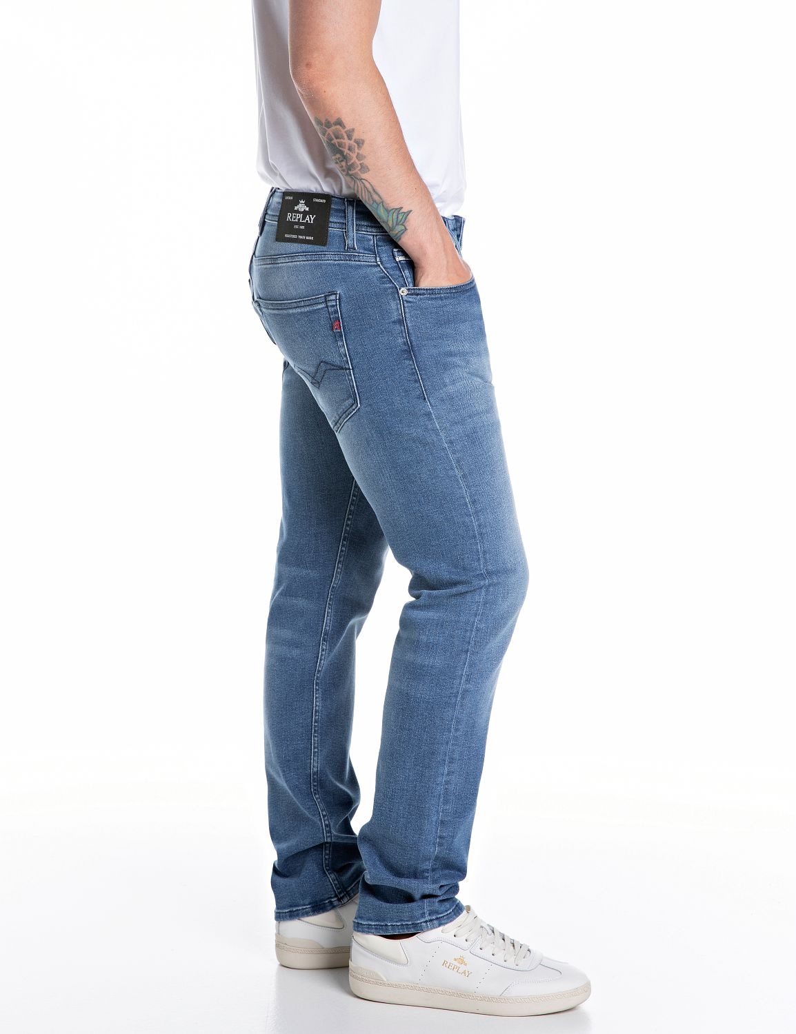Replay Jeans droit »GROVER« in vielen verschiedenen Waschungen, mit Stretch