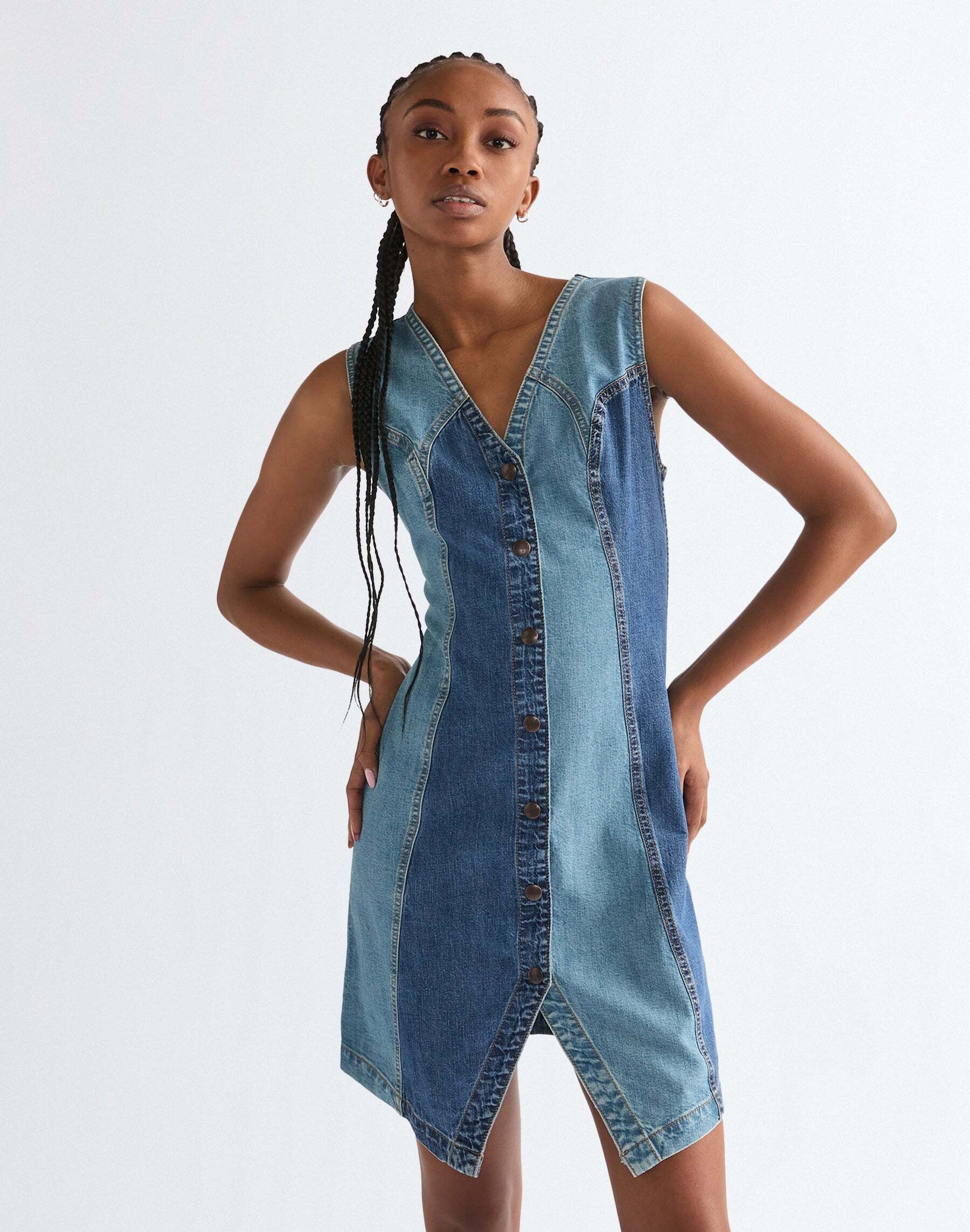 Wrangler Jeanskleid »WRANGLER Jeanskleid Vest Dress«
