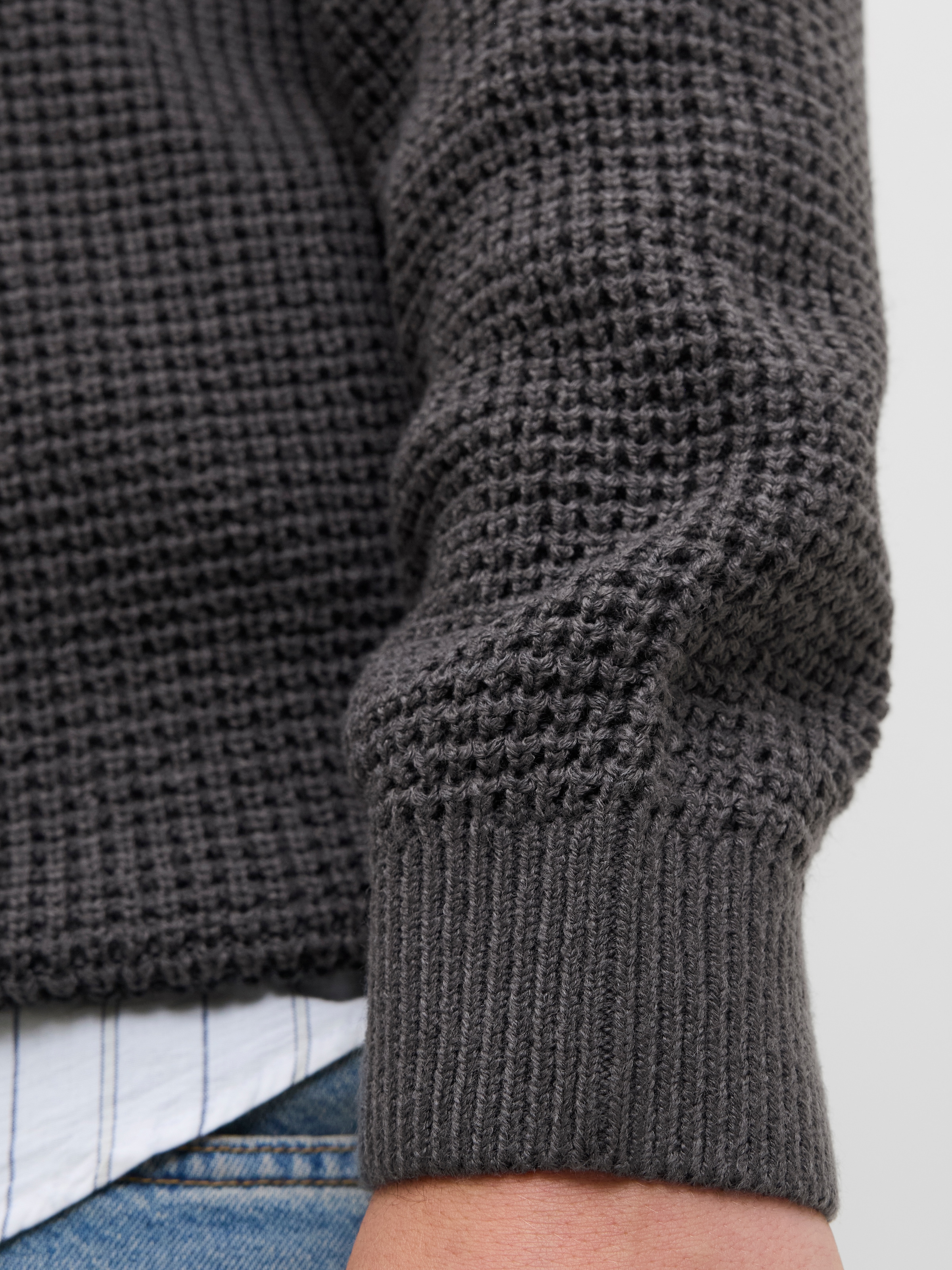 Jack & Jones PlusSize Pull en tricot »JJGLOBAL KNIT CREW NECK PLS«