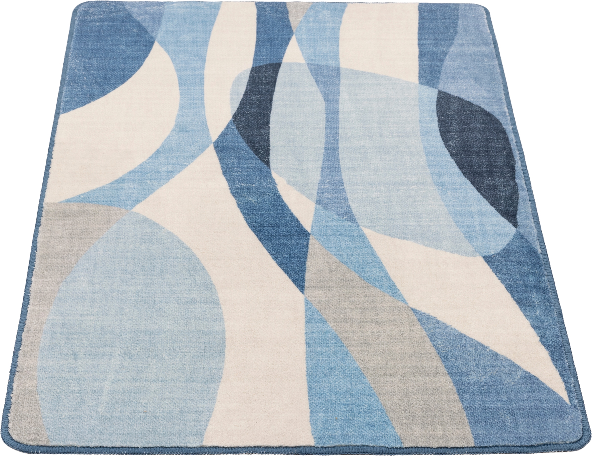 Gino Falcone »Aquata GF-170, Badvorleger, Badezimmer Teppich« Höhe 7 mm revêtement antidérapant compatible chauffage au sol tapis de bain imprimé, design moderne, rectangulaire