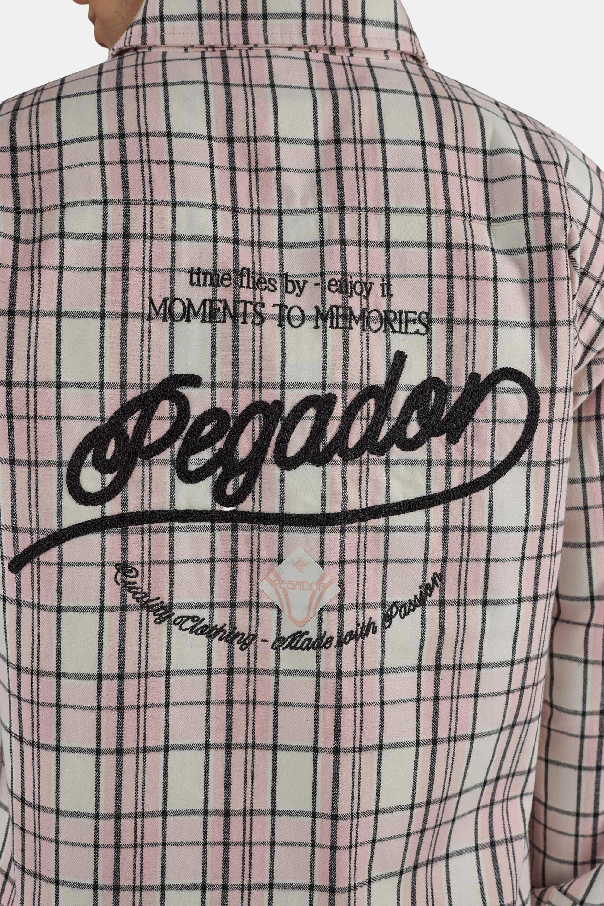 PEGADOR Chemise à manches longues »Soglio Oversized Flannel Shirt« Coton, oversize