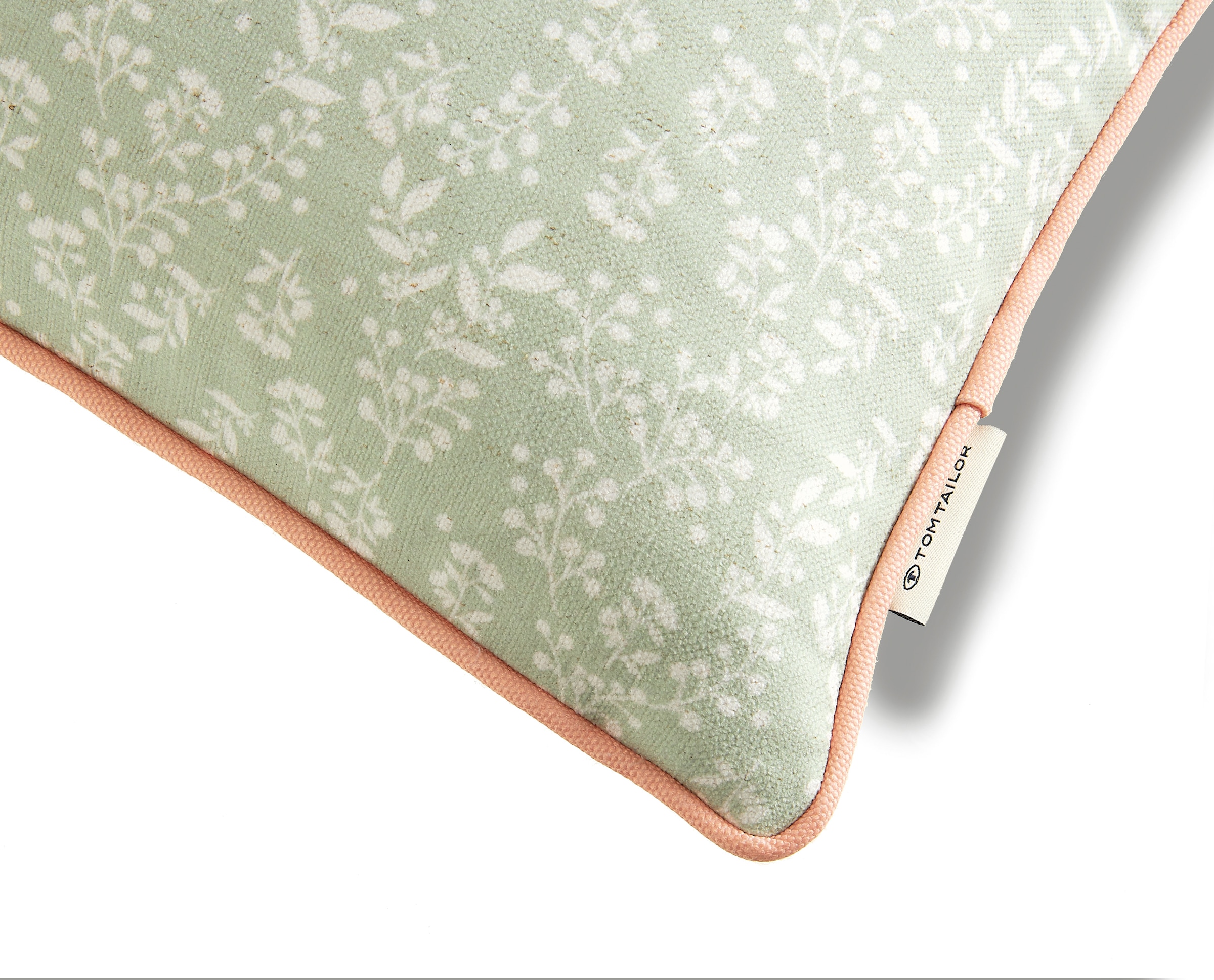 TOM TAILOR HOME Dekokissen »Bloom« mit Naturfaseranteilt