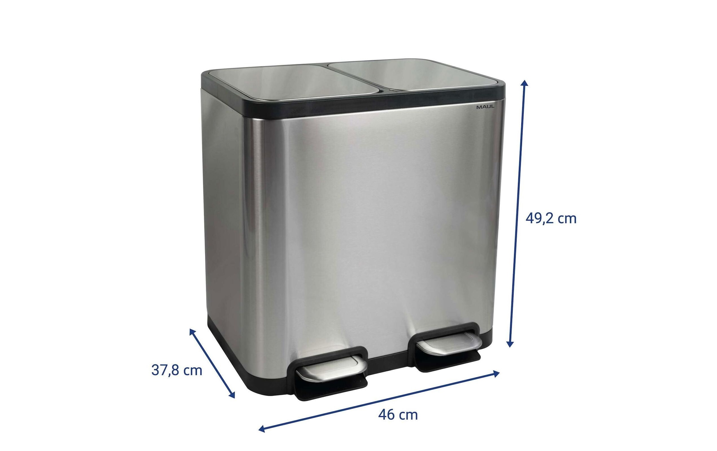 Maul Mülleimer »Cycle 20 + 20 l« 2 Behälter