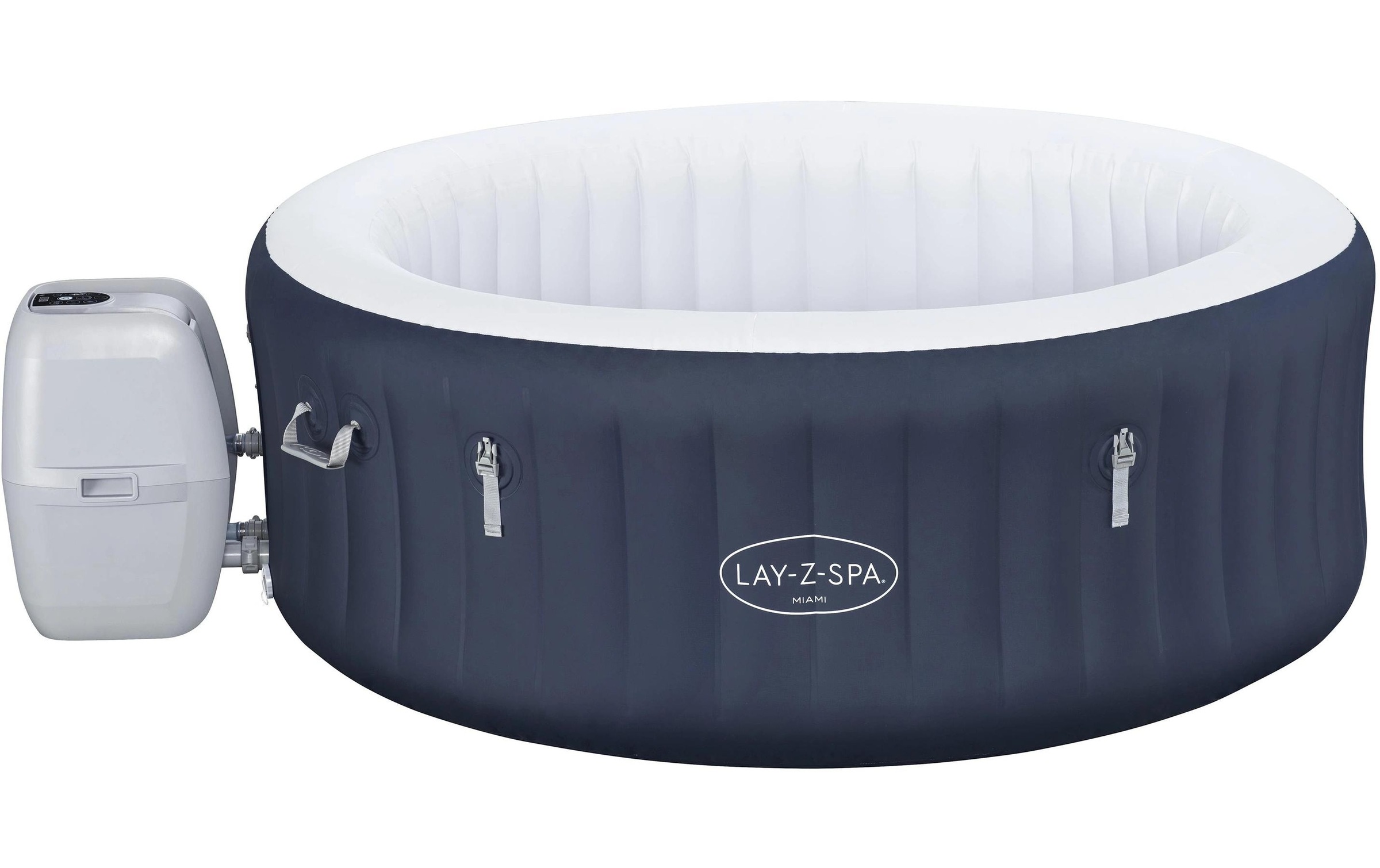 Bestway Whirlpool »Miami AirJet Ø 180« Aufblasbarer, energieeffizienter Whirlpool für vier Personen