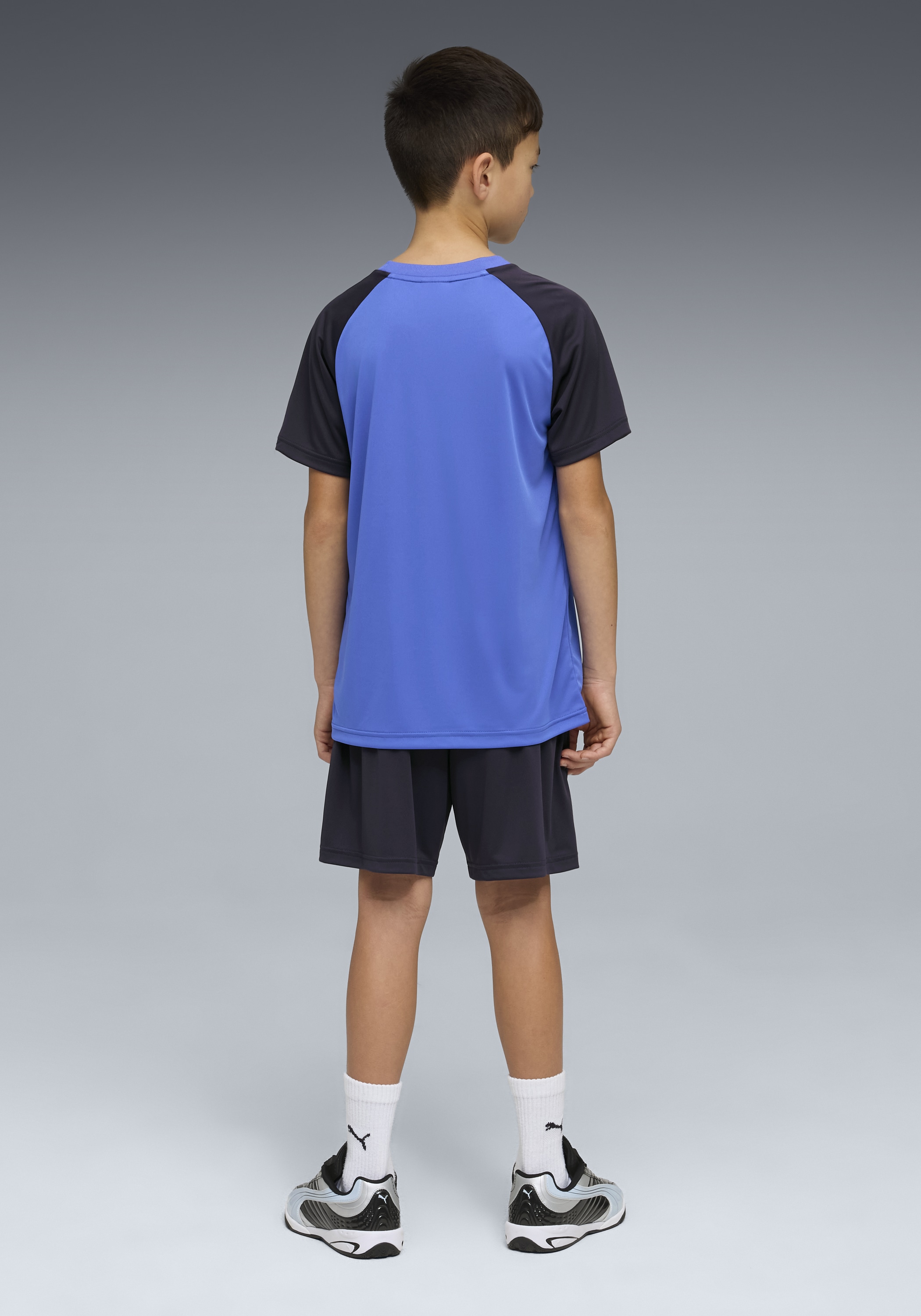 PUMA Combinaison d'entraînement »ESS NO.1 LOGO POLY TEE AND SHORTS SET B« 2 pièces ensemble deux pièces, avec technologie DryCELL, respirant