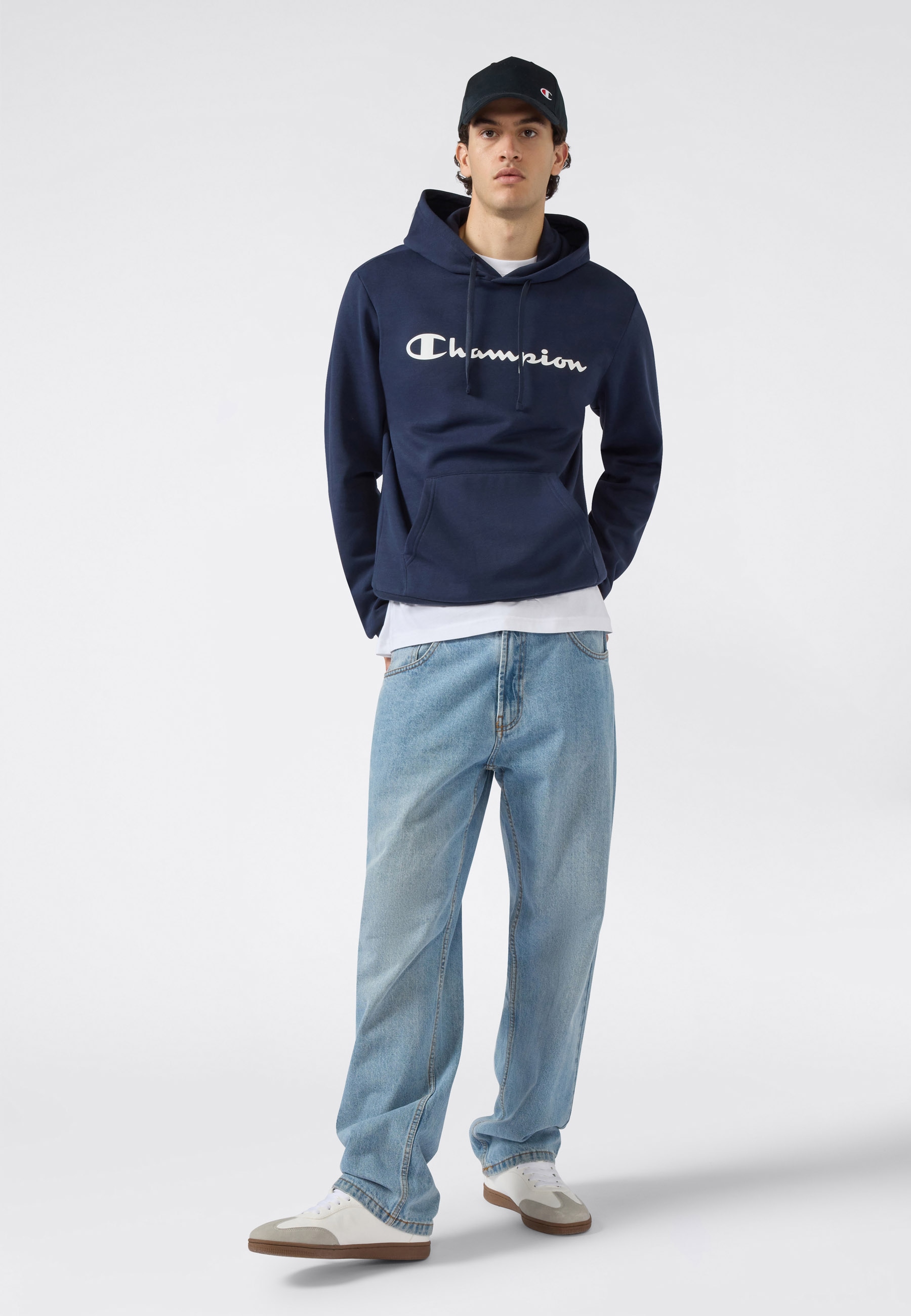 Champion Kapuzensweatshirt »BASICS Fleece Hoodie Large Logo«, 1 tlg.
