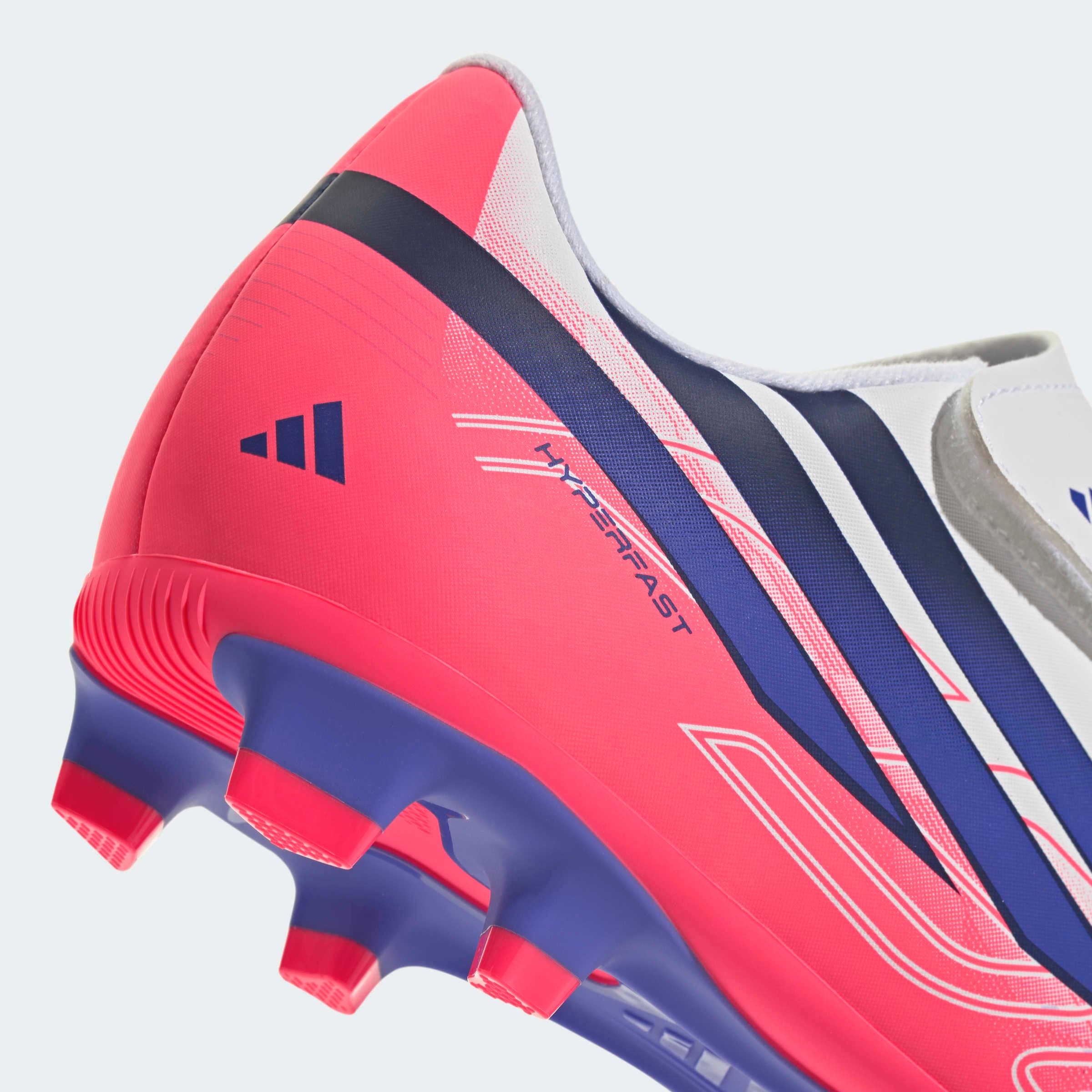 adidas Performance Fussballschuh »F50 HYPERFAST CLUB KIDS , KLETTVERSCHLUSS, FESTE / GEMISCHTE BÖDEN«  für viele verschiedene Böden geeignet, für Jugendliche & Kinder
