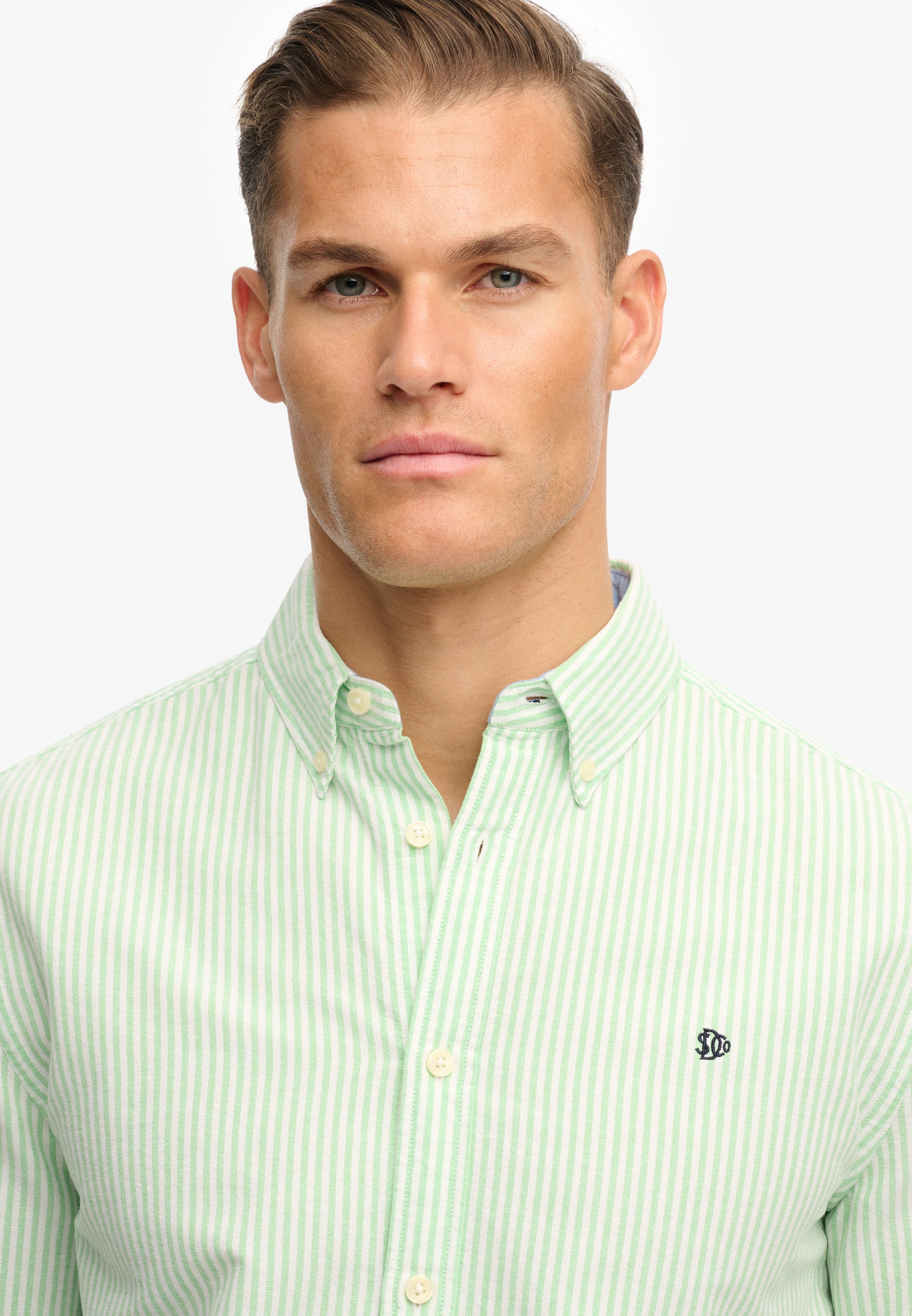Superdry Langarmhemd »PREPPY OXFORD L/S SHIRT« Baumwolle, regular fit