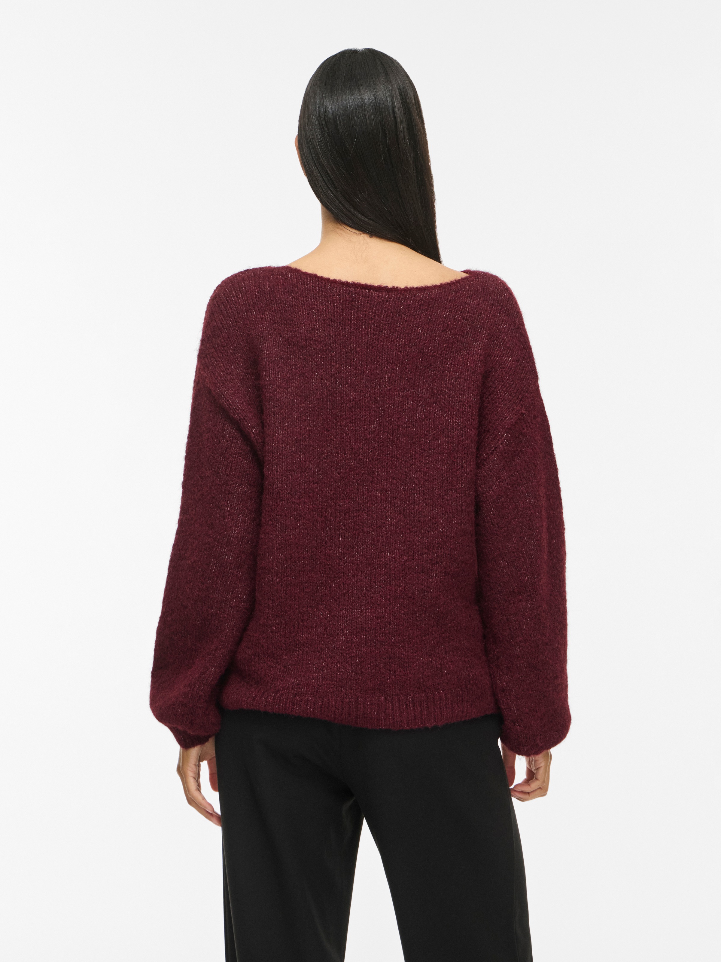 Vila Pull en tricot »VIMARLEY L/S KNIT PULLOVER- NOOS« mélange de matériaux, coupe régulière