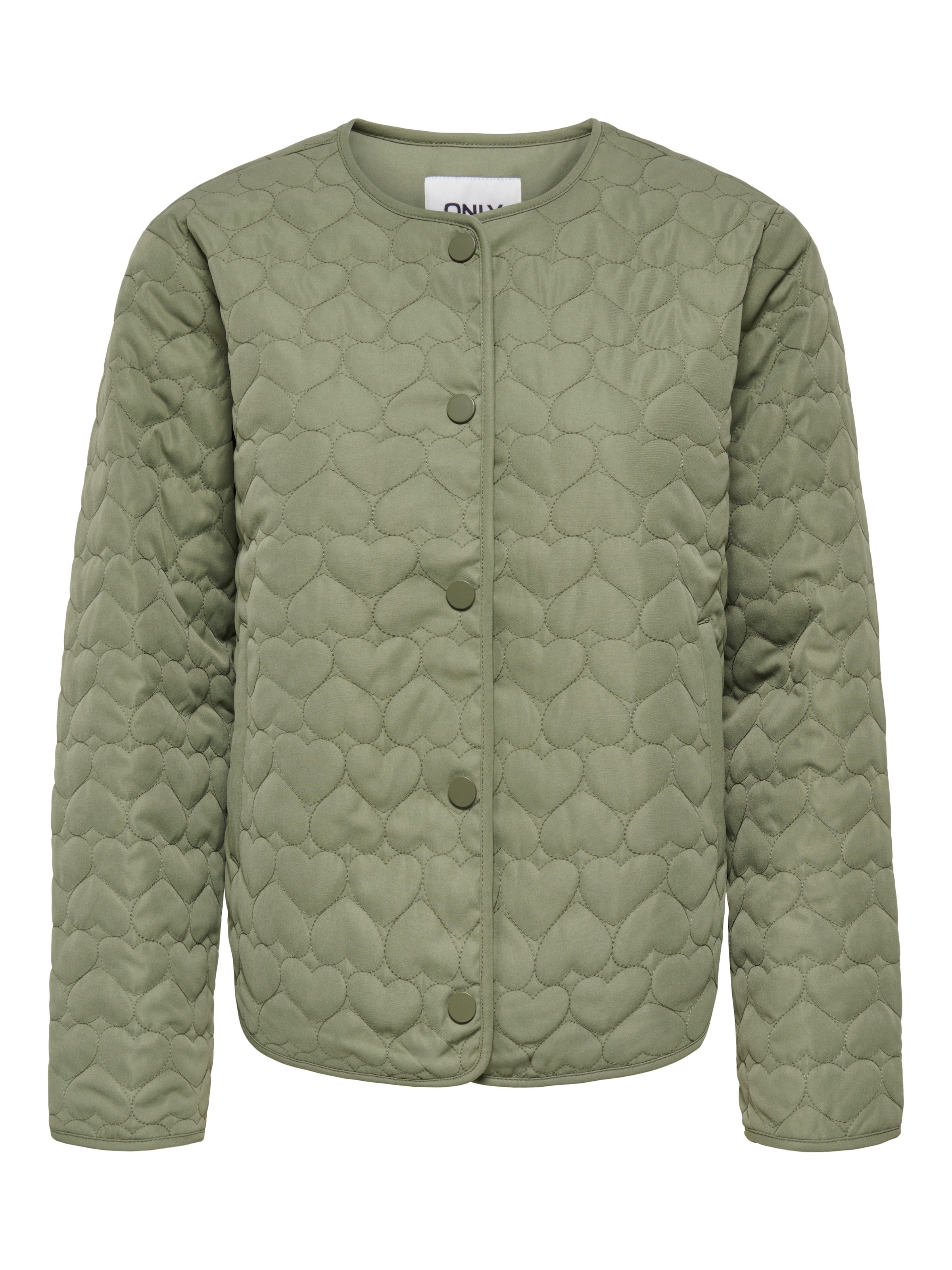 ONLY Veste matelassée »ONLHEART LIFE QUILTED JACKET NOOS OTW« avec motif matelassé en forme de petits cœurs