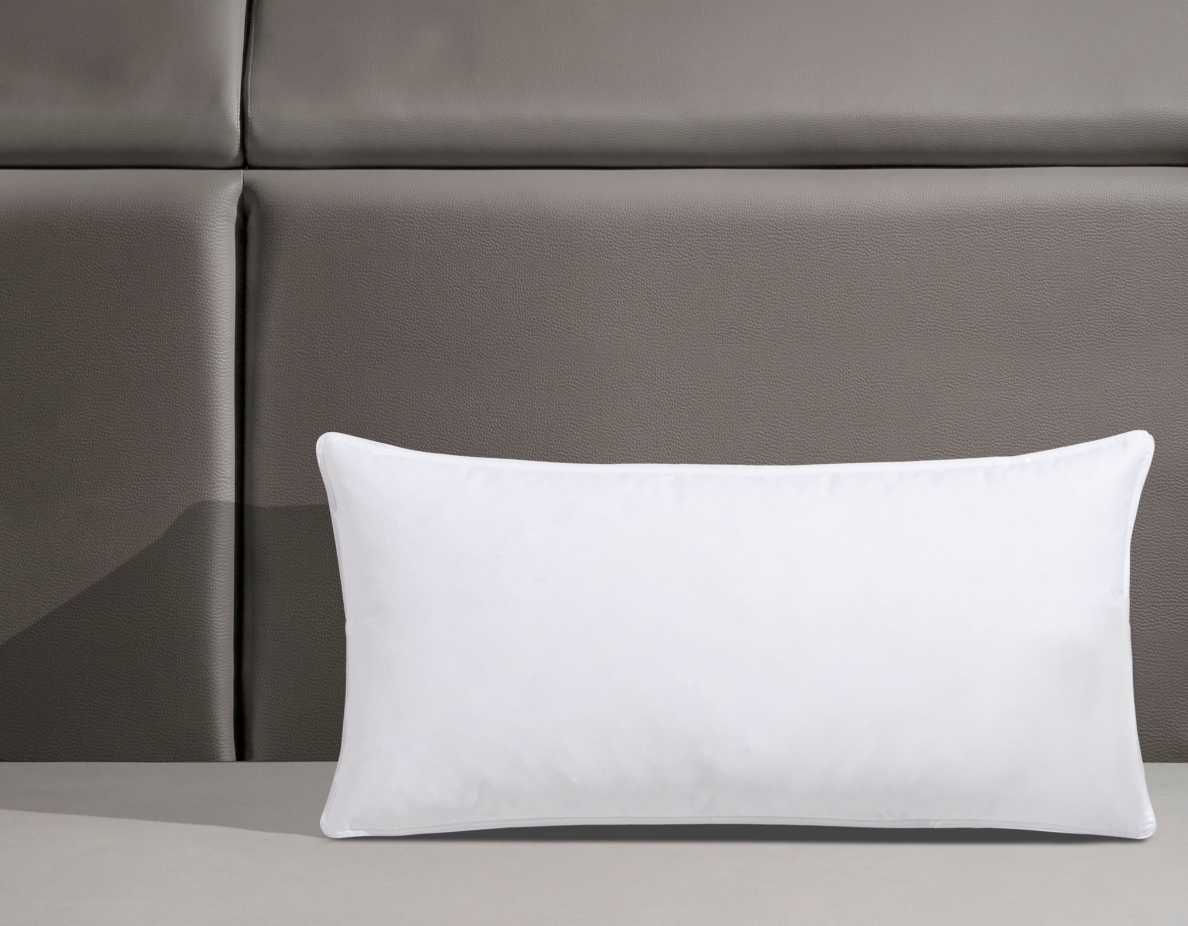 GOODproduct Federkopfkissen »Köniz, Kopkissen 40x80 cm, 80x80 cm« Füllung: 85% Federn, 15% Daunen 1 Stk. tlg. Kissen, Made in Germany, allergikerfreundlich, Made in Green