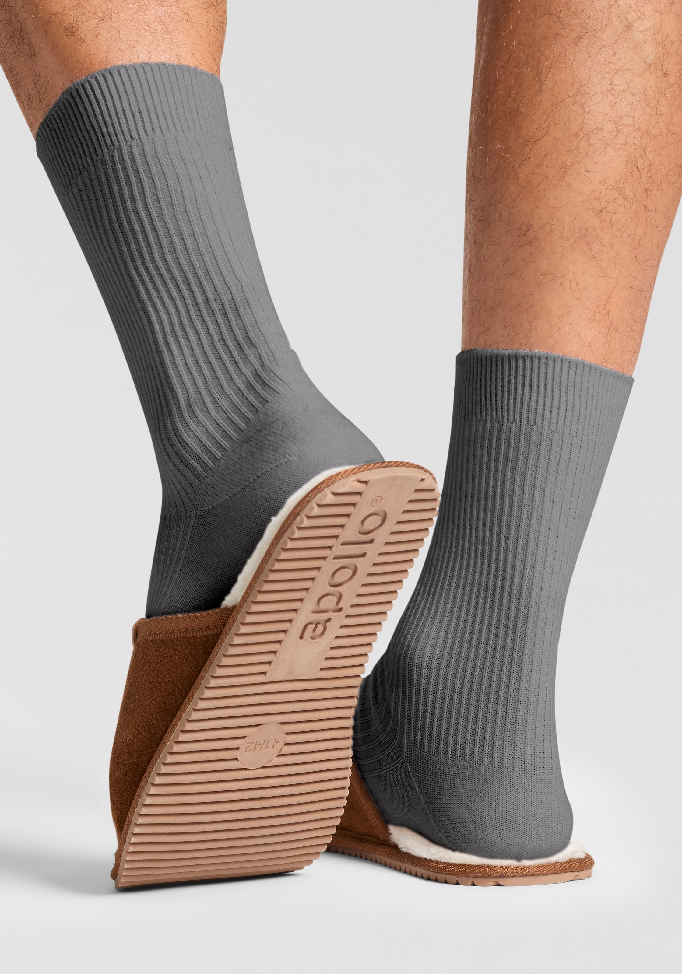 Apollo Hausschuh »Herrenschuhe Brown«