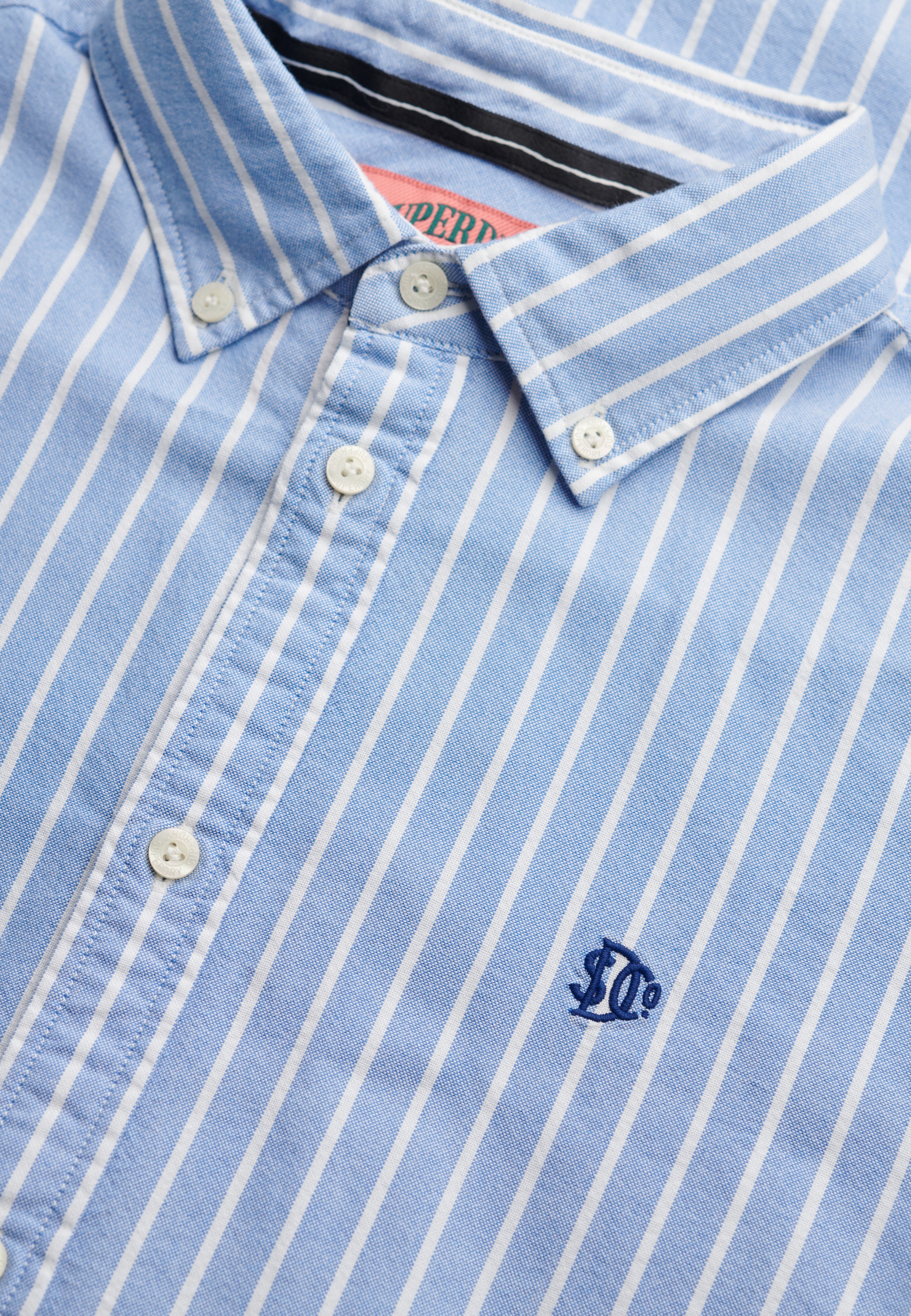 Superdry Blouse chemise »SLIM OXFORD BD L/S SHIRT« Coton, coupe slim