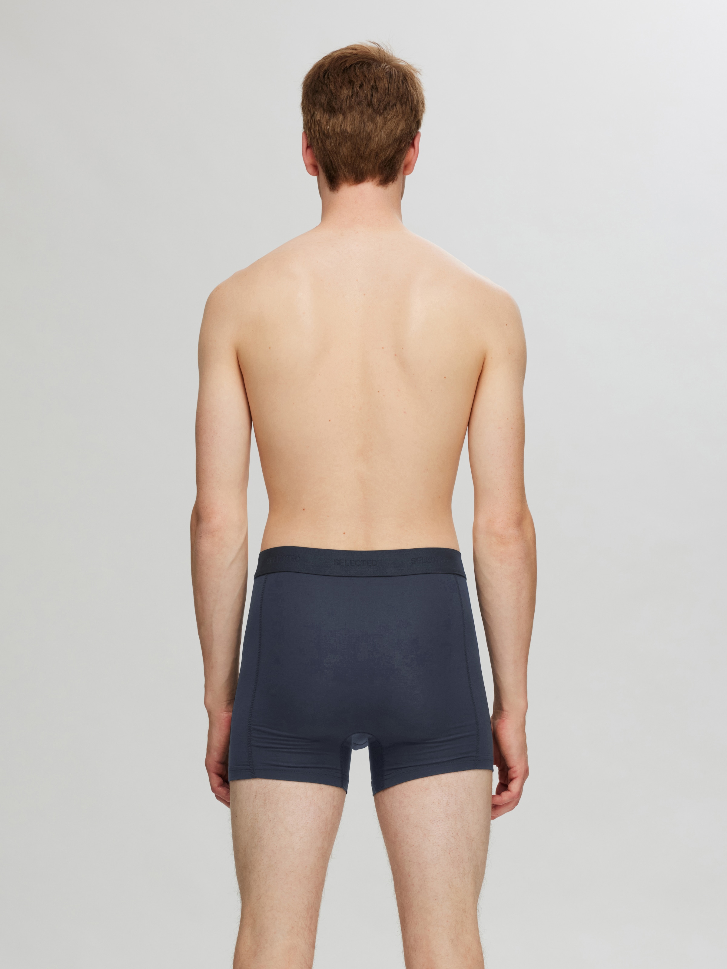 SELECTED Tronc »SLMTHOMAS TENCEL BLEND 3-PACK TRUNK NOOS« Paquet, 3 cuis Mélange de matières, élastique