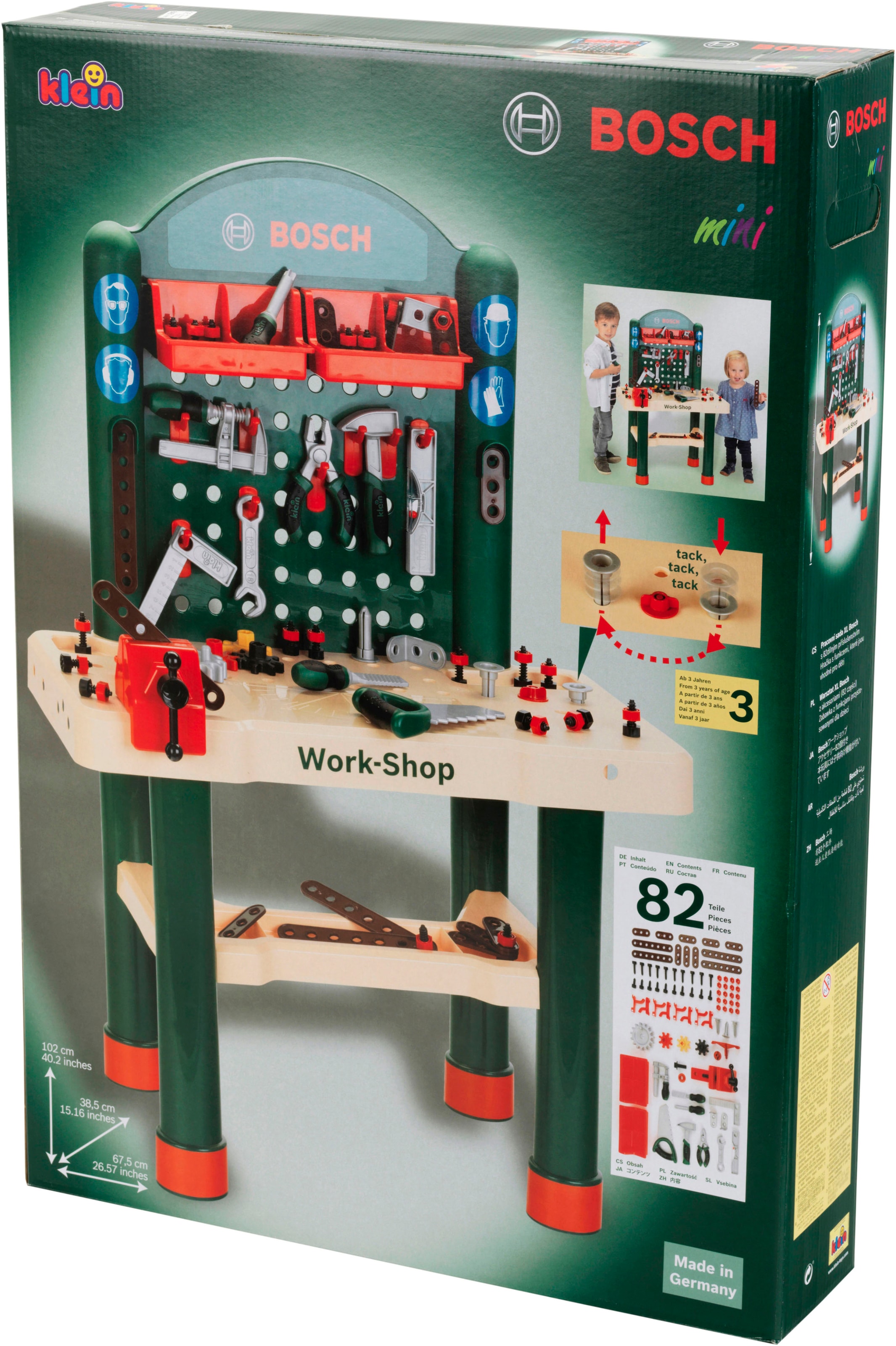 Klein Spielwerkbank »Bosch, Work-Shop« Made in Germany