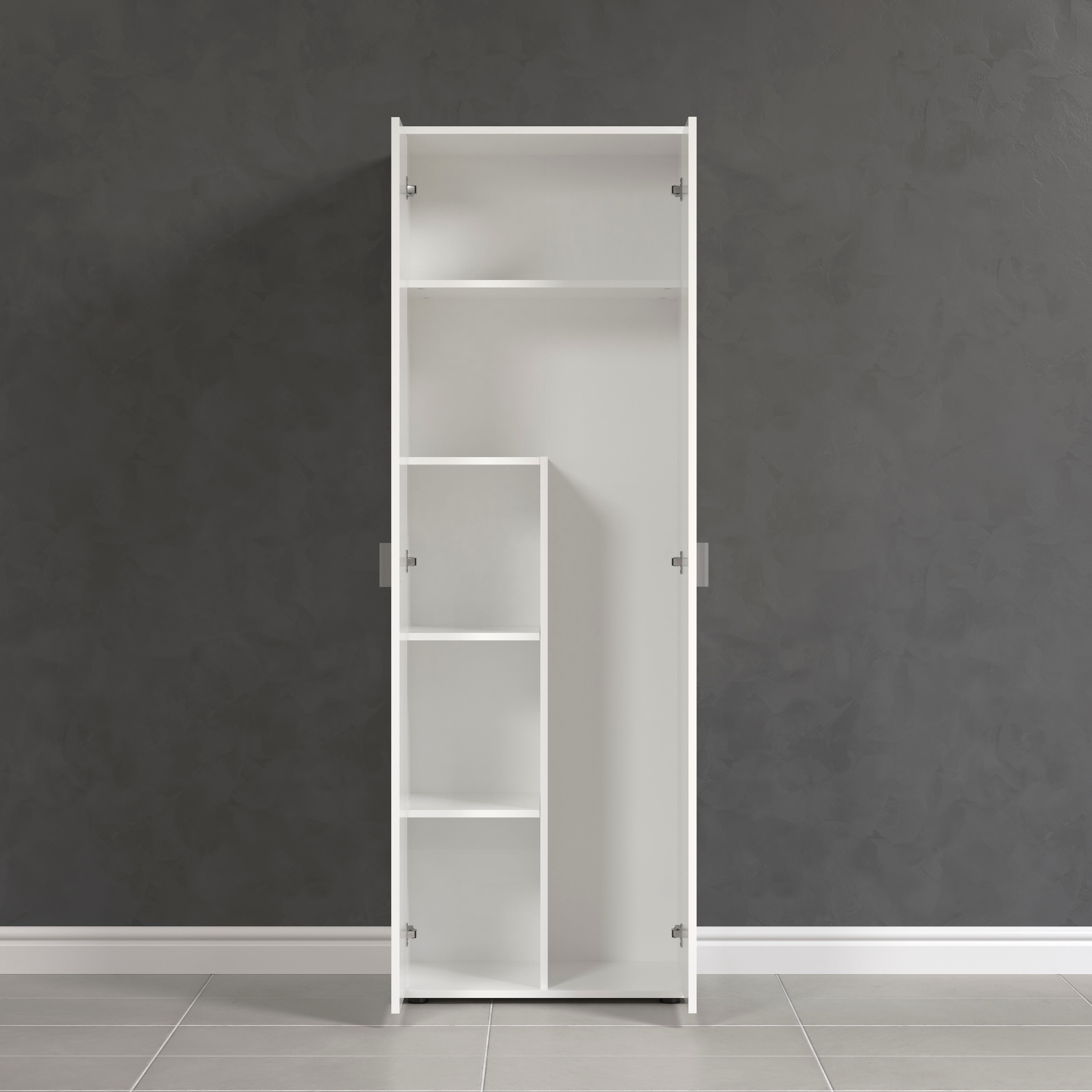 Home affaire Armoire multi-usages »Jersey« 1 cuis tlg. Besenschrank mit cleverer Innenaufteilung – (B/T/H) 60/35/176 cm