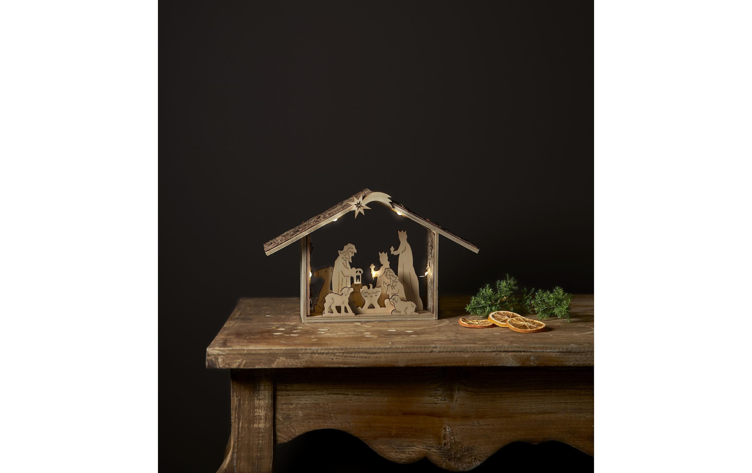 Parforce Traditional Hunting LED Dekofigur »Yuletid« Warmweiss