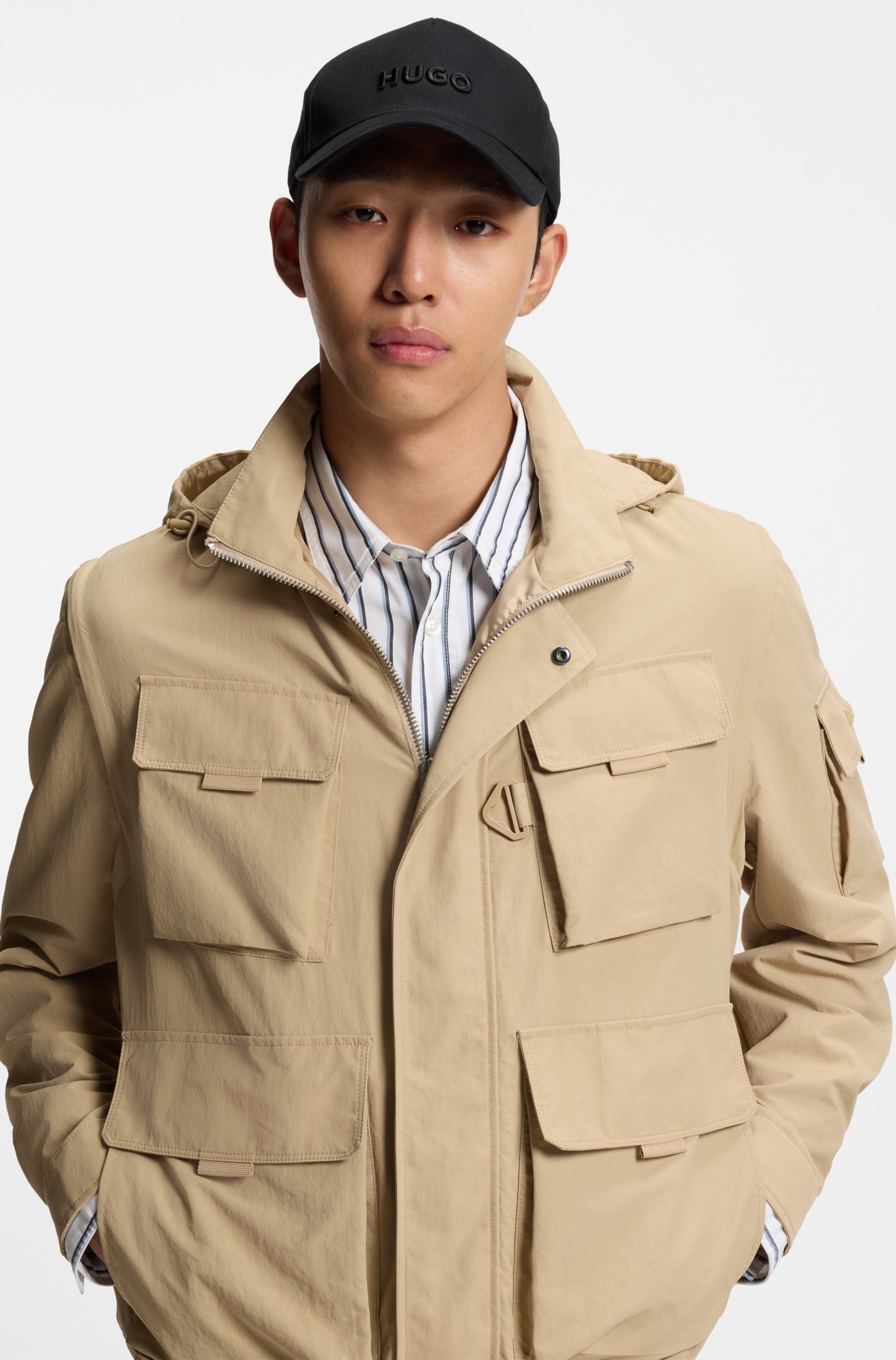 HUGO Casquette de baseball mit 3D Logostickerei, verstellbarer Verschluss, unisex