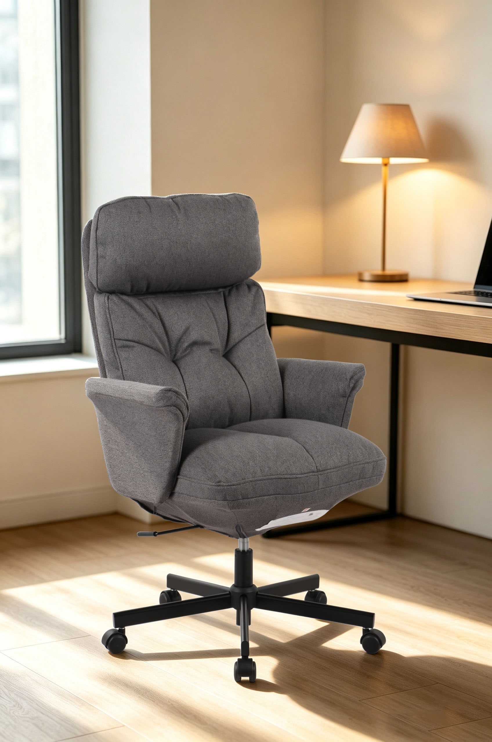 GOODproduct Fauteuil de direction »Emmelie« () rembourrage confortable, accoudoirs de forme ergonomique